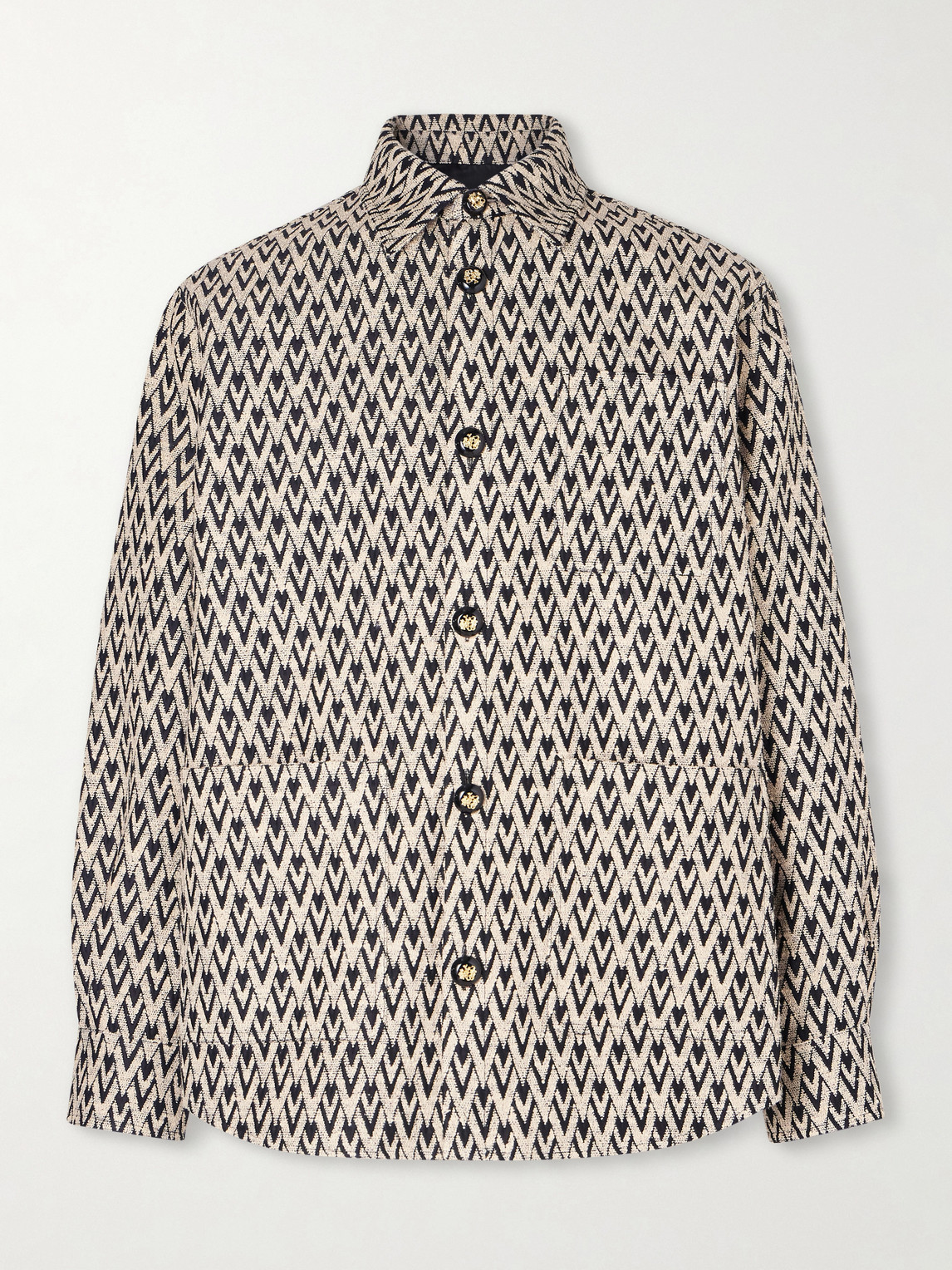 Valentino Garavani Toute La V Cotton-Blend Jacquard Jacket - Men