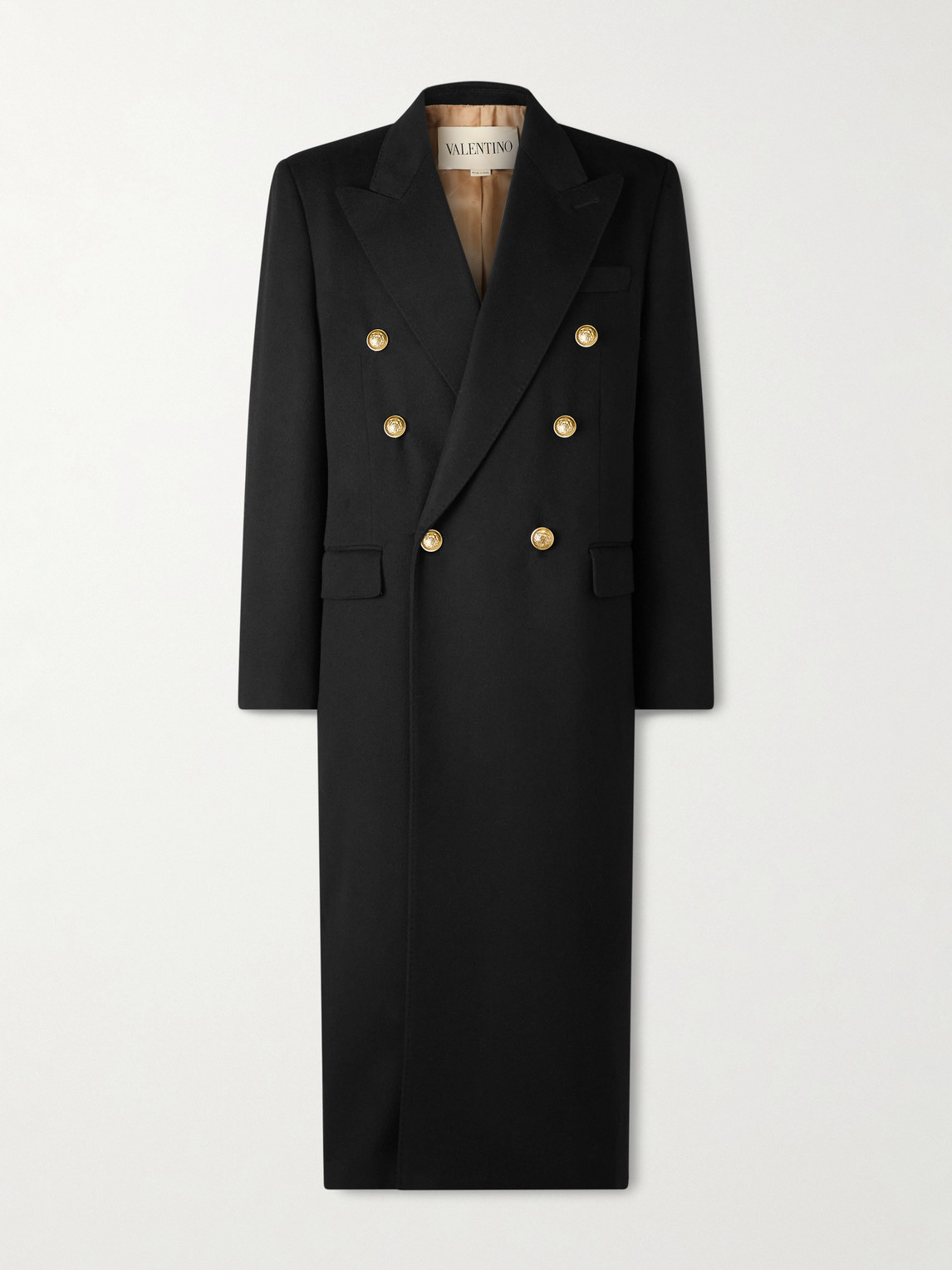 Valentino Garavani Double-Breasted Virgin Wool Coat - Men