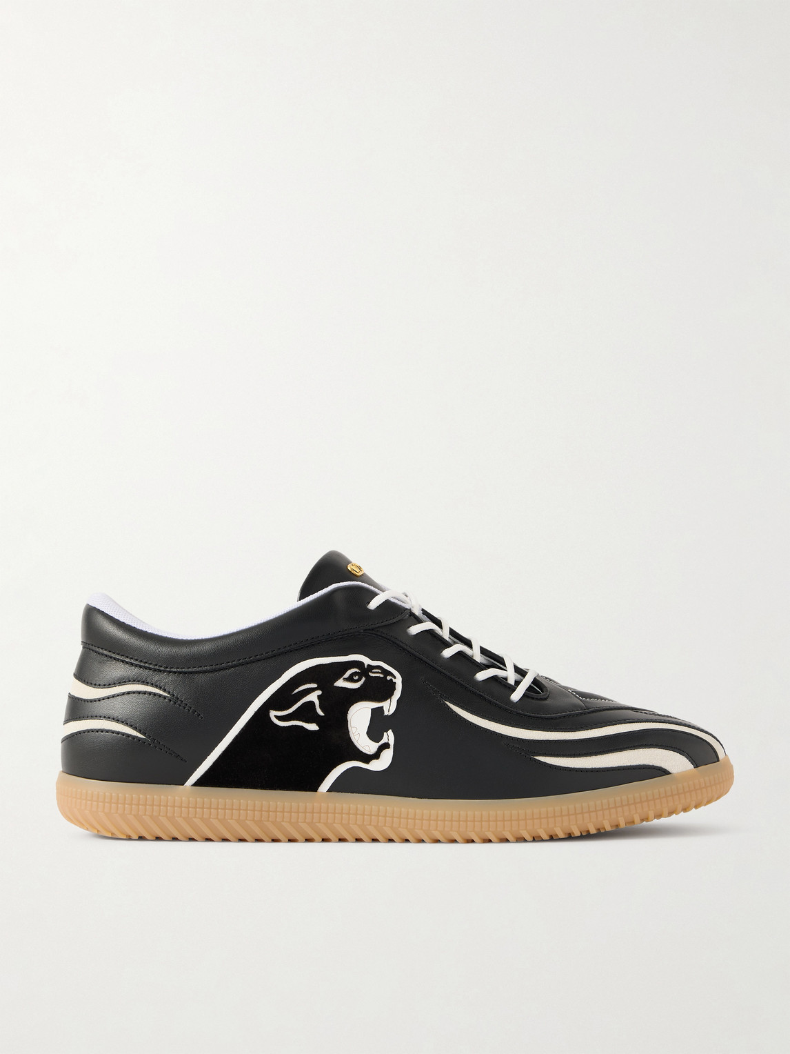 Valentino Garavani Kicky Suede and Velvet-Trimmed Leather Sneakers - Men