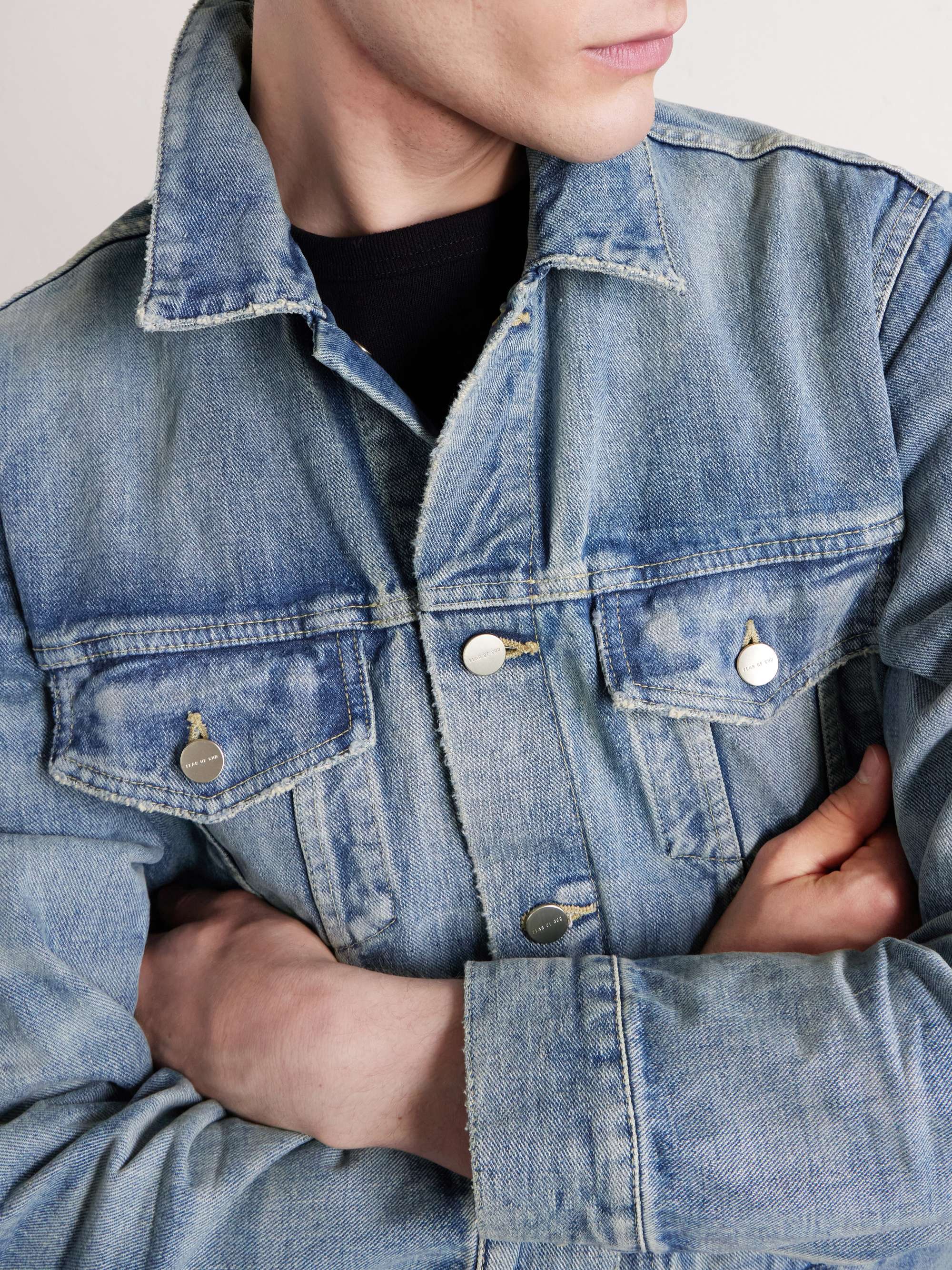 FEAR OF GOD Denim Trucker Jacket for Men | MR PORTER US