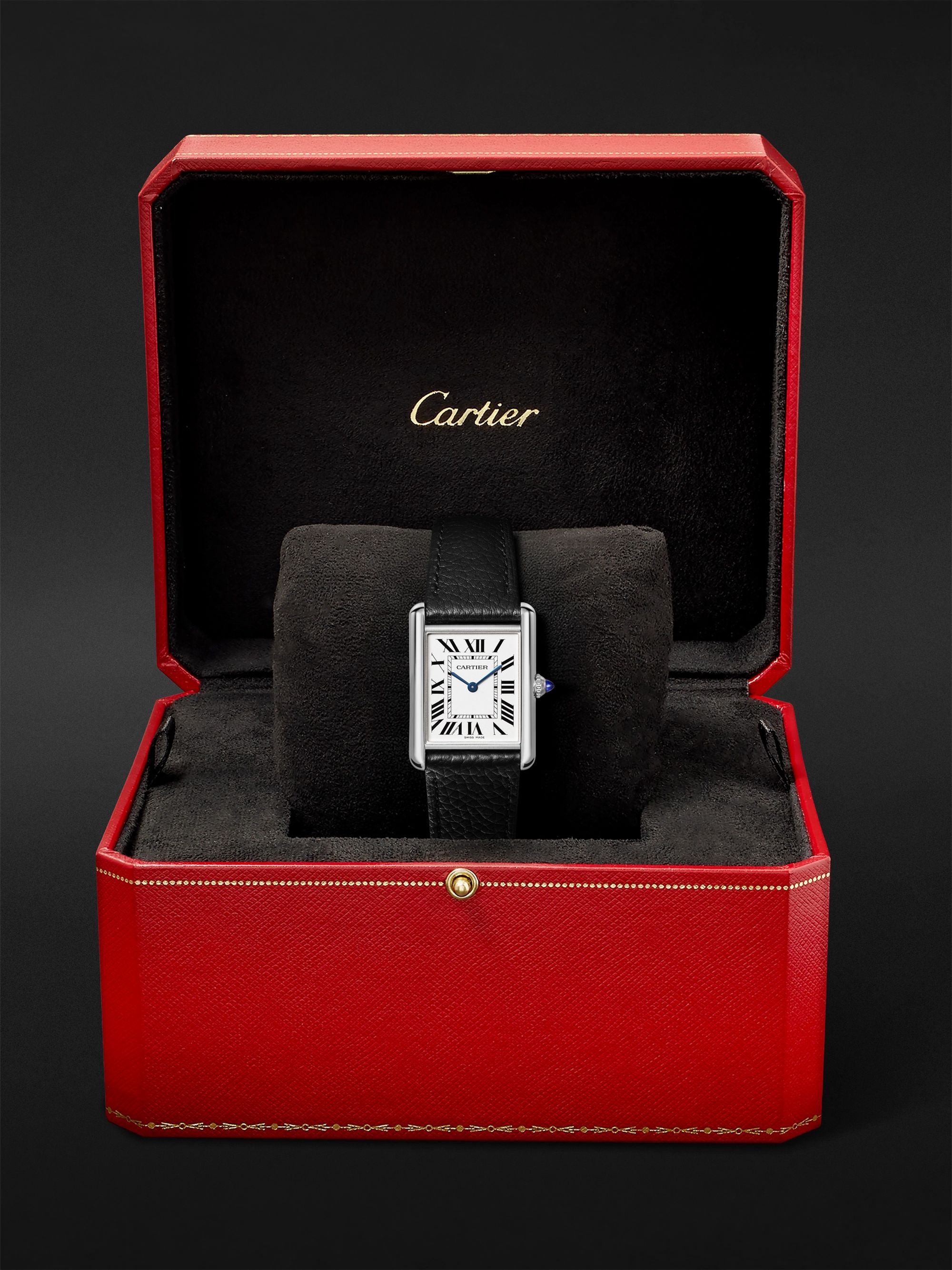 CARTIER Tank Must de Cartier SolarBeat™ 33.7mm stainless steel and