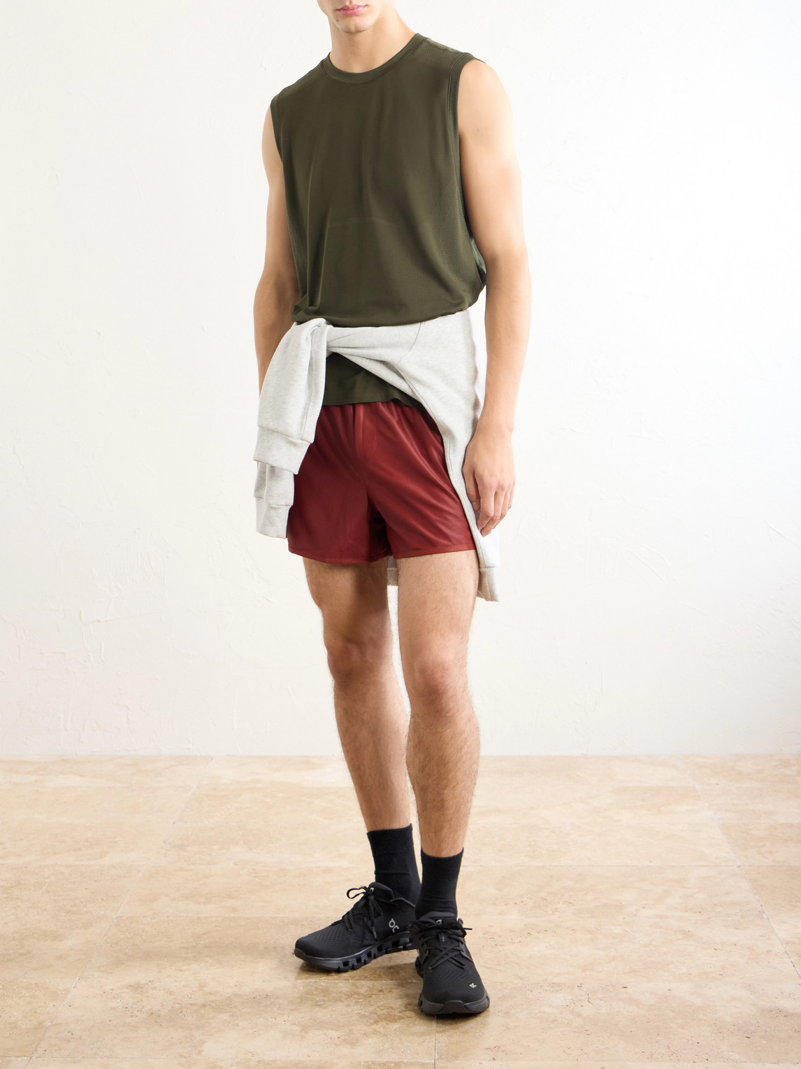 Metal Vent Recycled-Jersey Top — 2