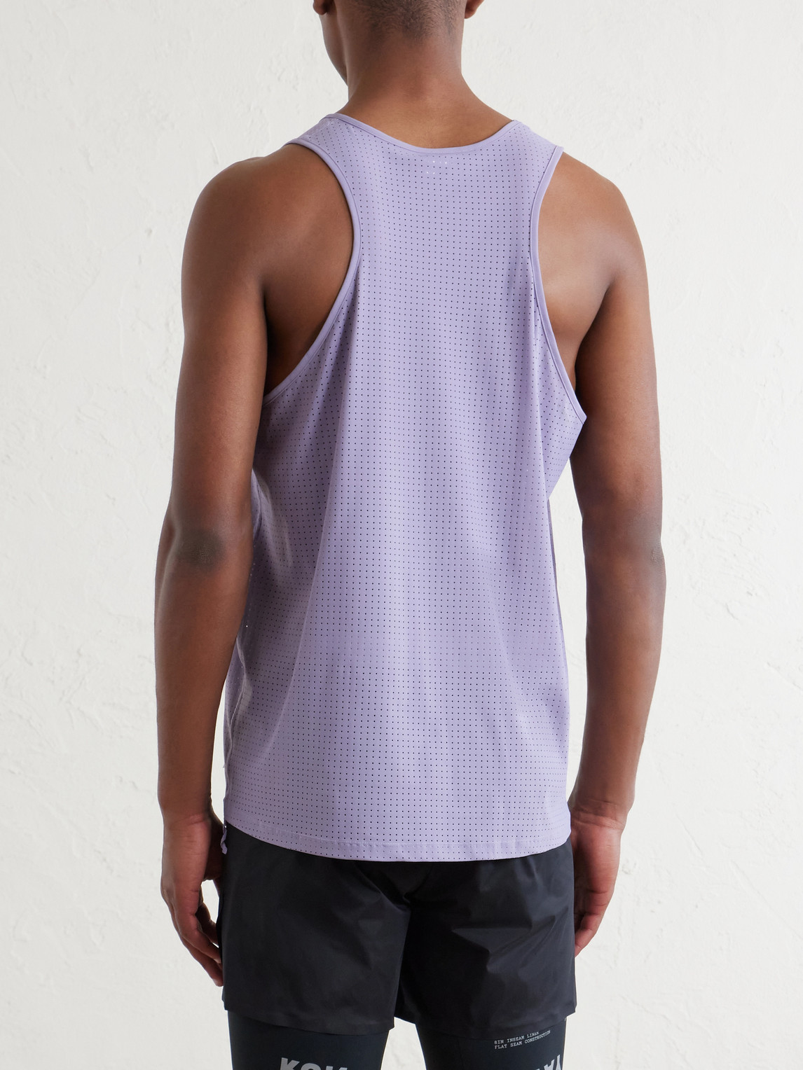 Logo-Appliquéd Space-O™ Mesh Tank Top