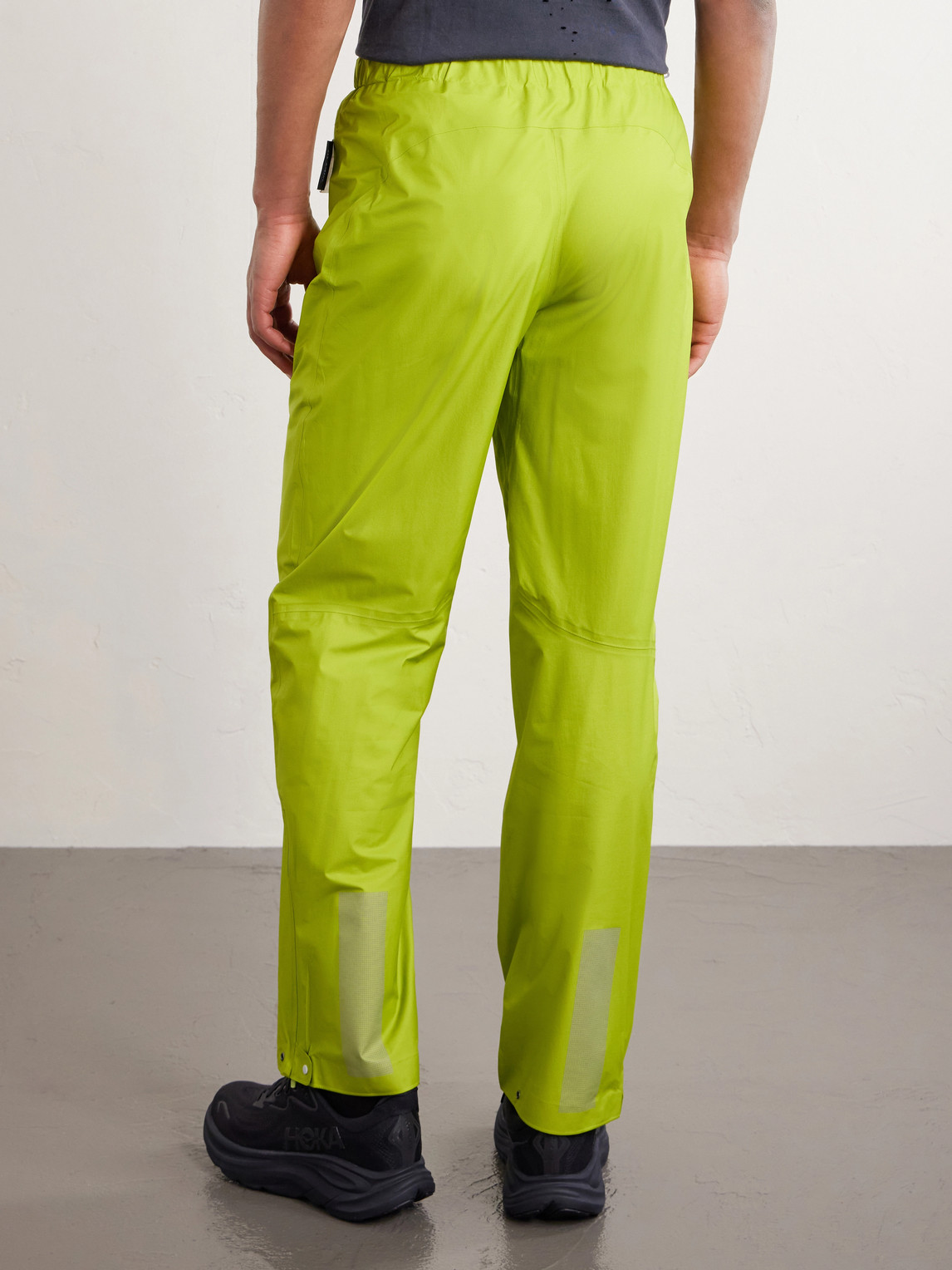 Straight-Leg Pertex® 3L Rain Logo-Appliquéd Recycled-Ripstop Trousers