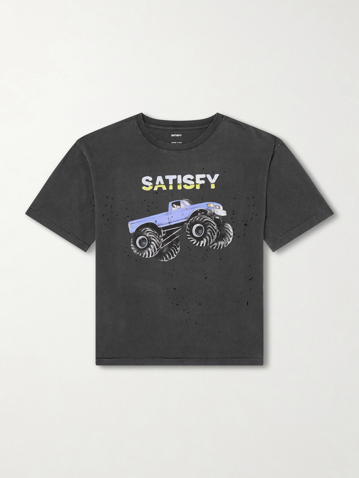Satisfy – Logo-Print Distressed MothTech™ Cotton-Jersey T-Shirt