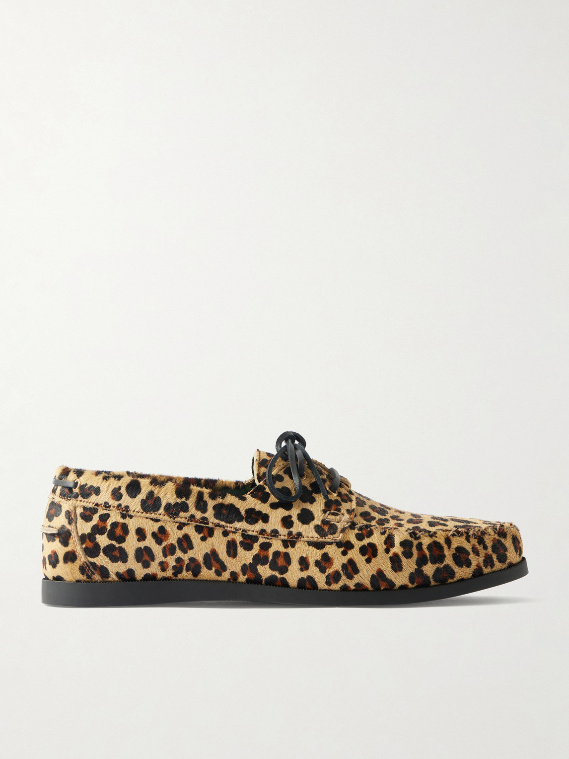 Vinny's Boatman Leopard-print Boat Shoes In Animal Print