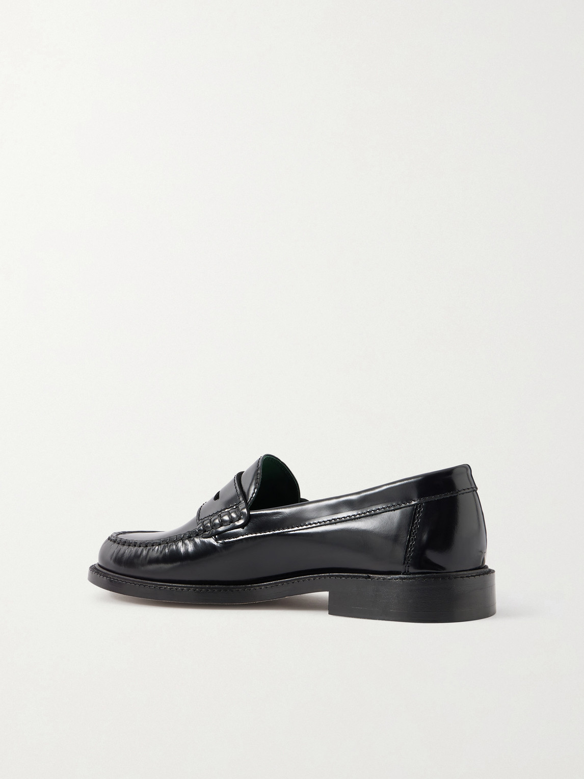 Yardee Polished-Leather Penny Loafers