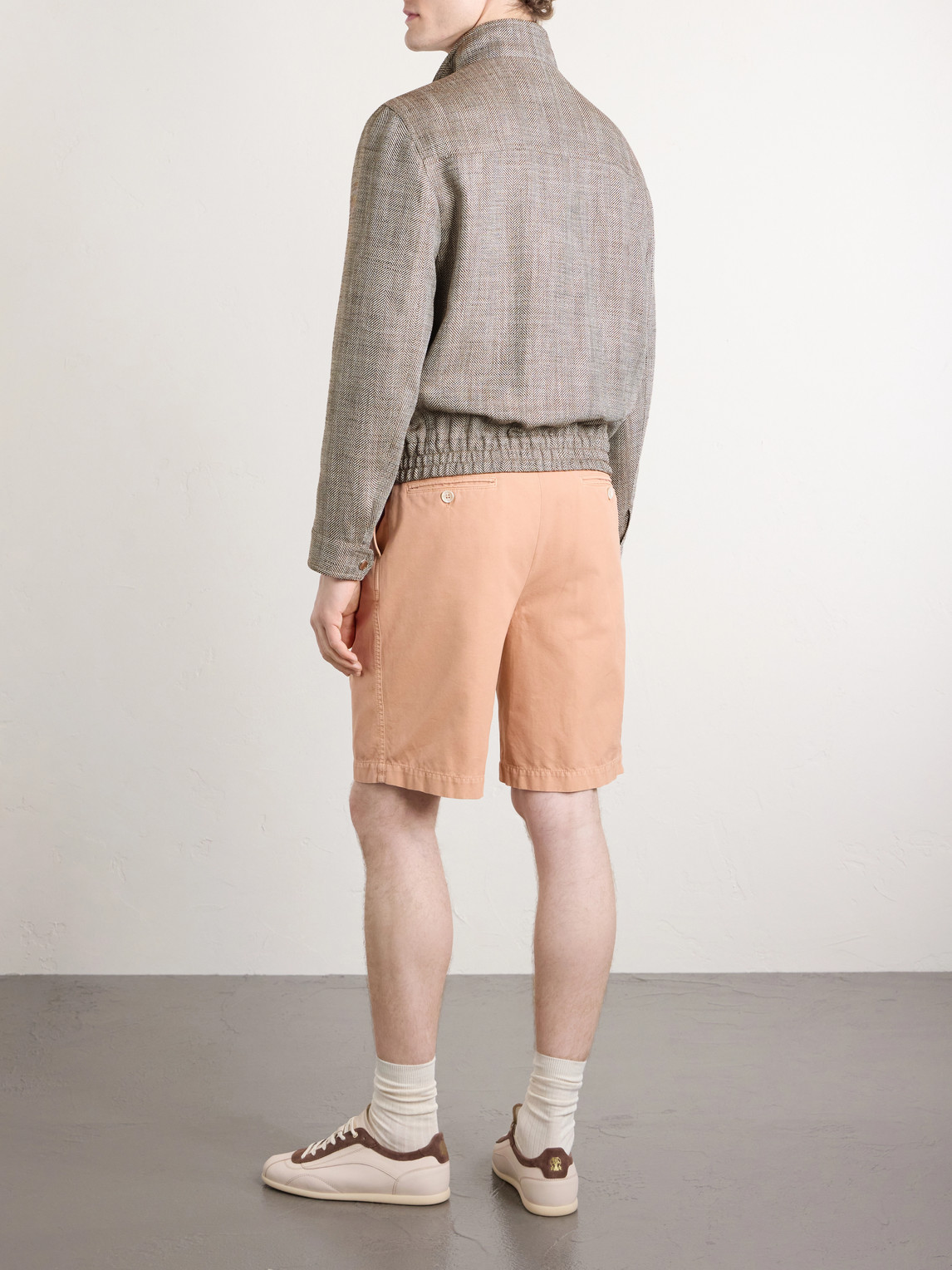Herringbone Bomber Jacket