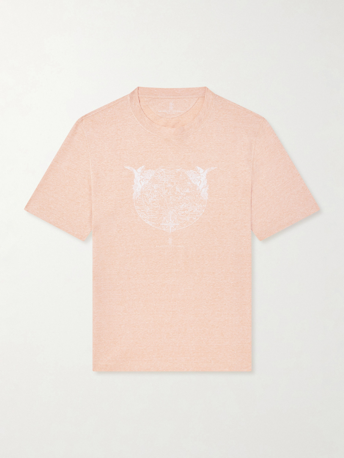 Brunello Cucinelli ogo-Print Cotton-Jersey T-Shirt - Men