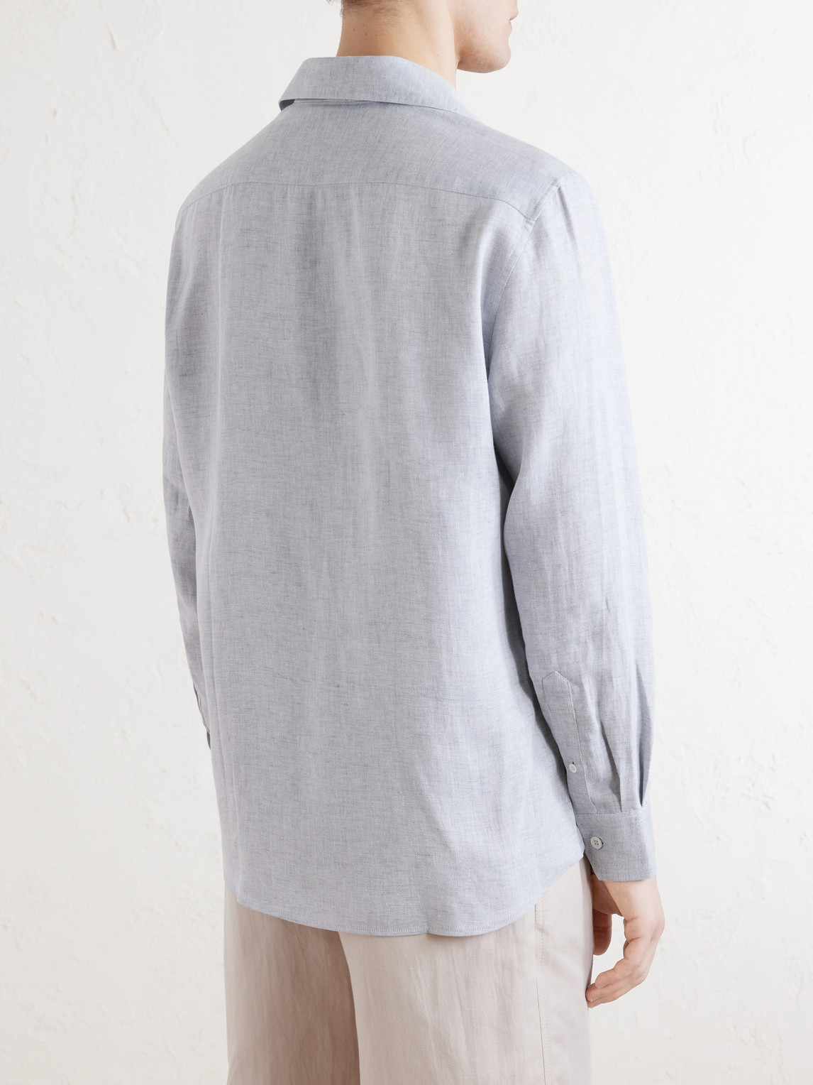 Hemp, Linen And Cotton-Blend Shirt
