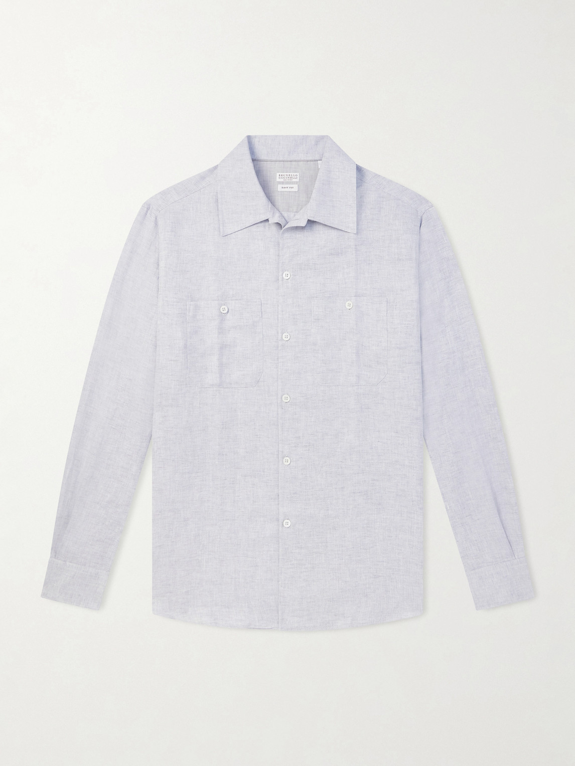 Brunello Cucinelli Hemp, Linen and Cotton-Blend Shirten