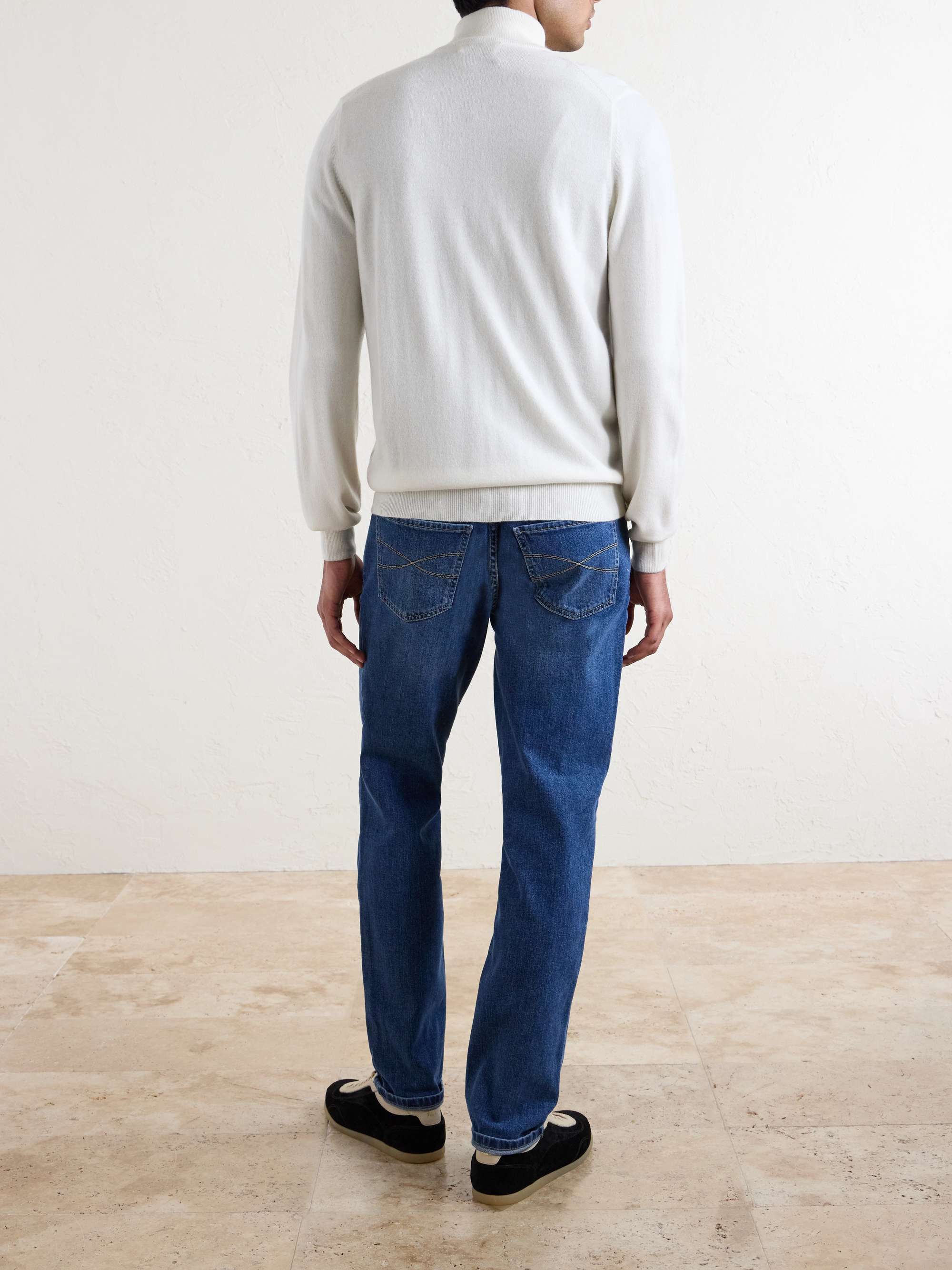 BRUNELLO CUCINELLI Cashmere Zip-Up Sweater for Men | MR PORTER