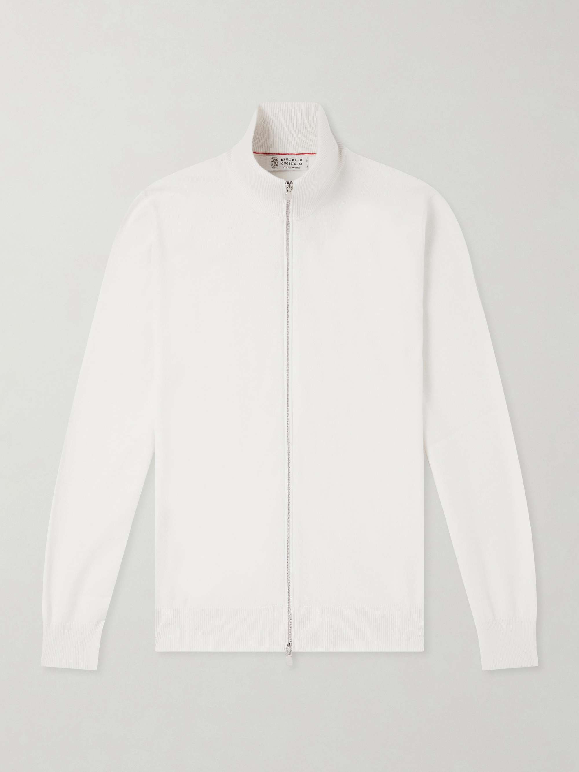 BRUNELLO CUCINELLI Cashmere Zip-Up Sweater