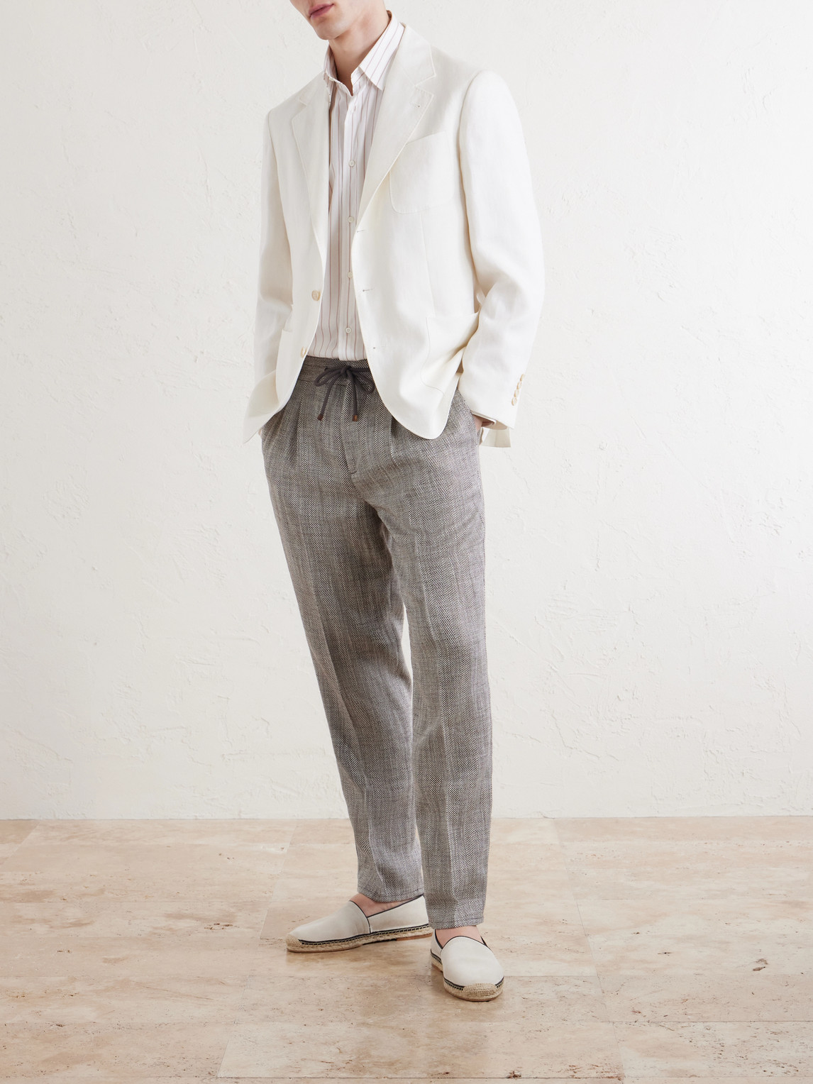 Striped Cotton-Poplin Shirt