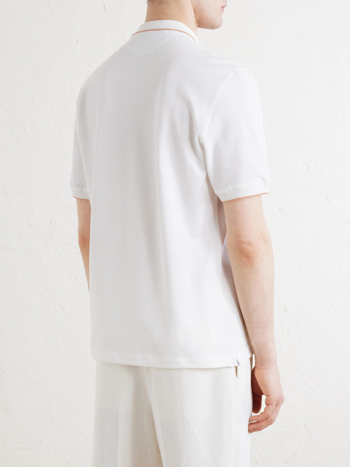 Logo-Embroidered Cotton Polo Shirt