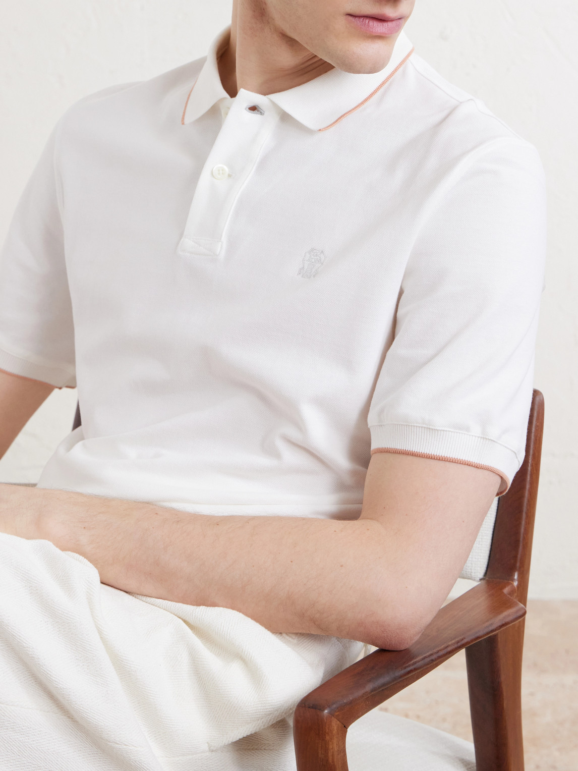 Logo-Embroidered Cotton Polo Shirt