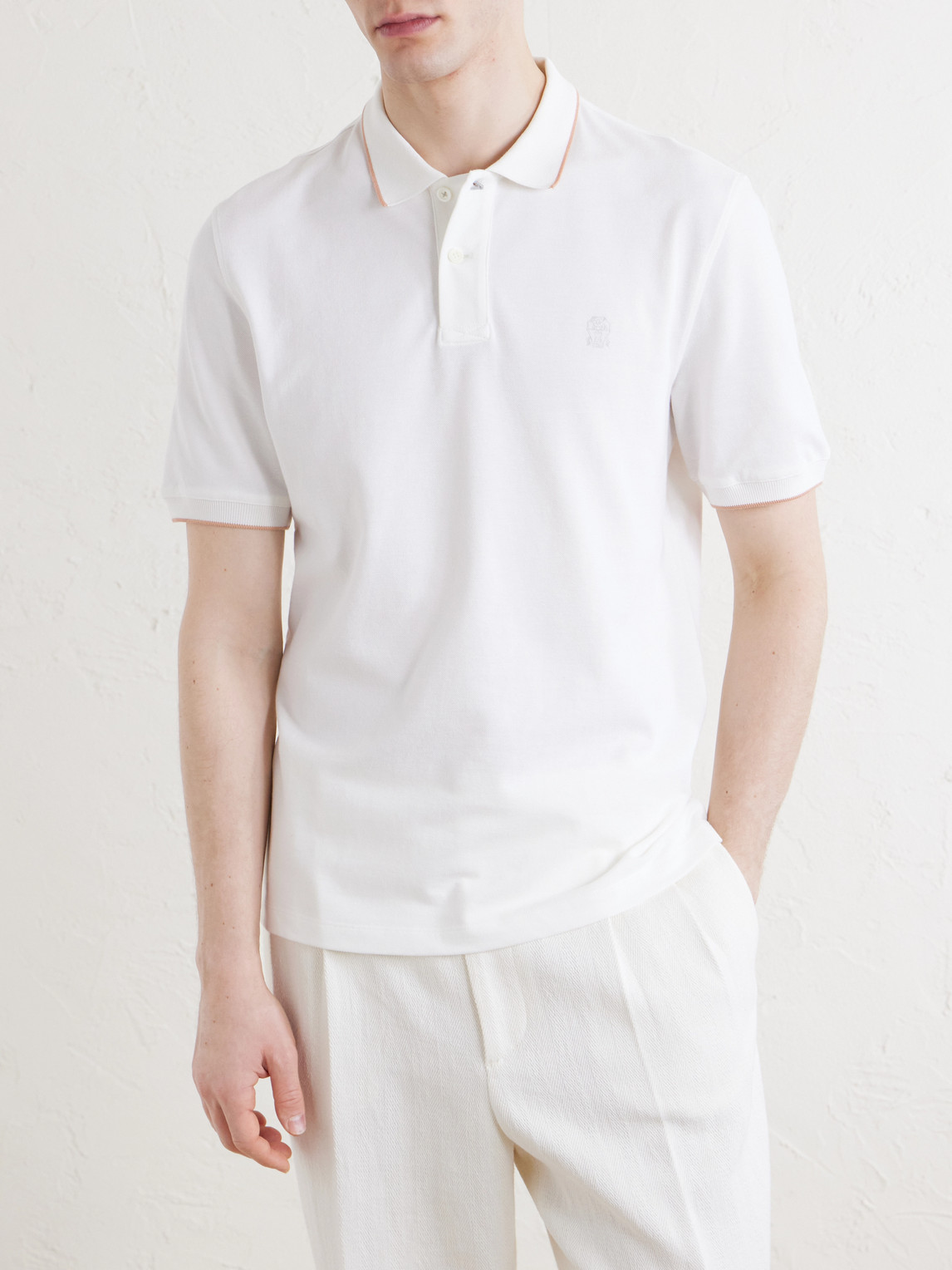 Logo-Embroidered Cotton Polo Shirt