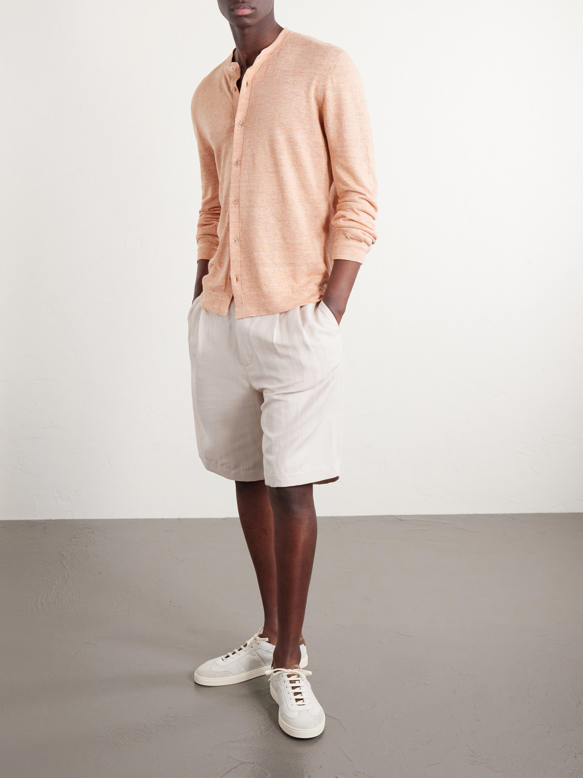 And Cotton-Blend Cardigan