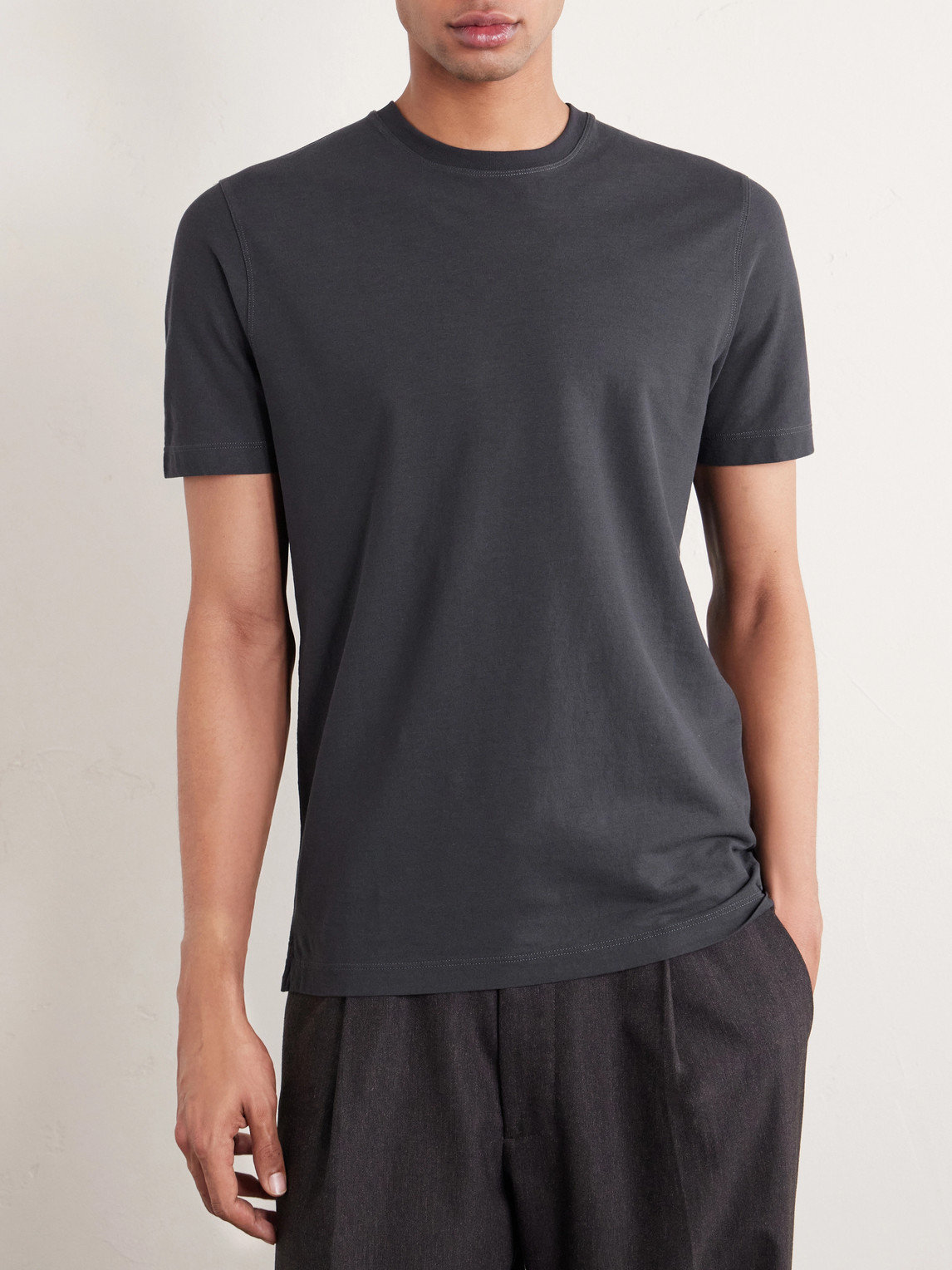 Zanone Slim-Fit Cotton-Jersey T-Shirt