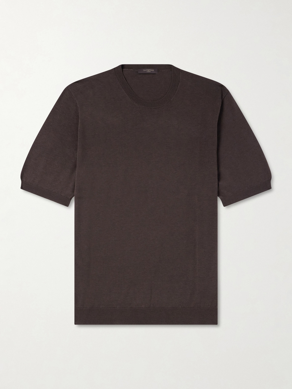 Slowear Cotton and Silk-Blend T-Shirt IT 52