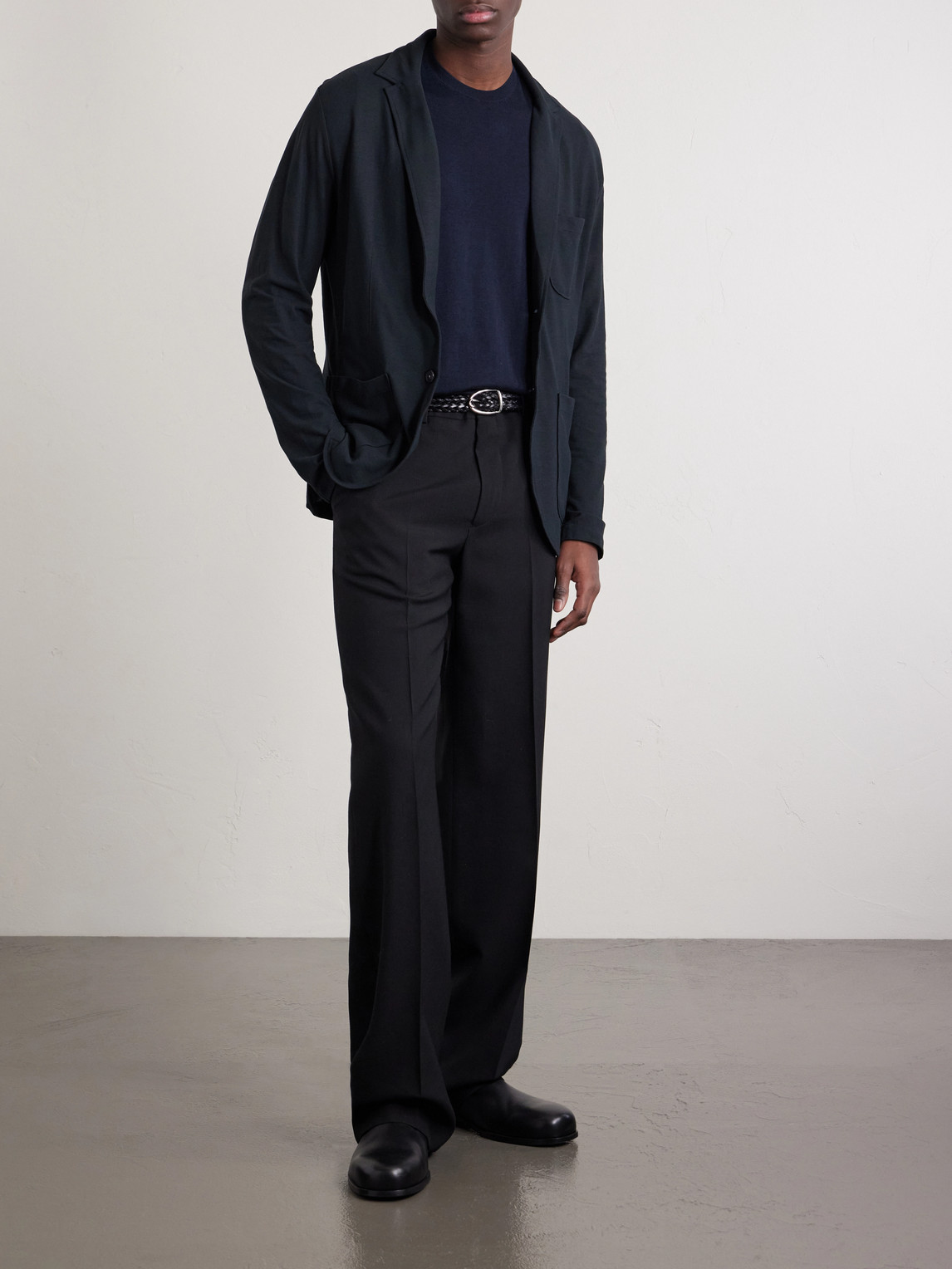 Cotton And Silk-Blend T-Shirt