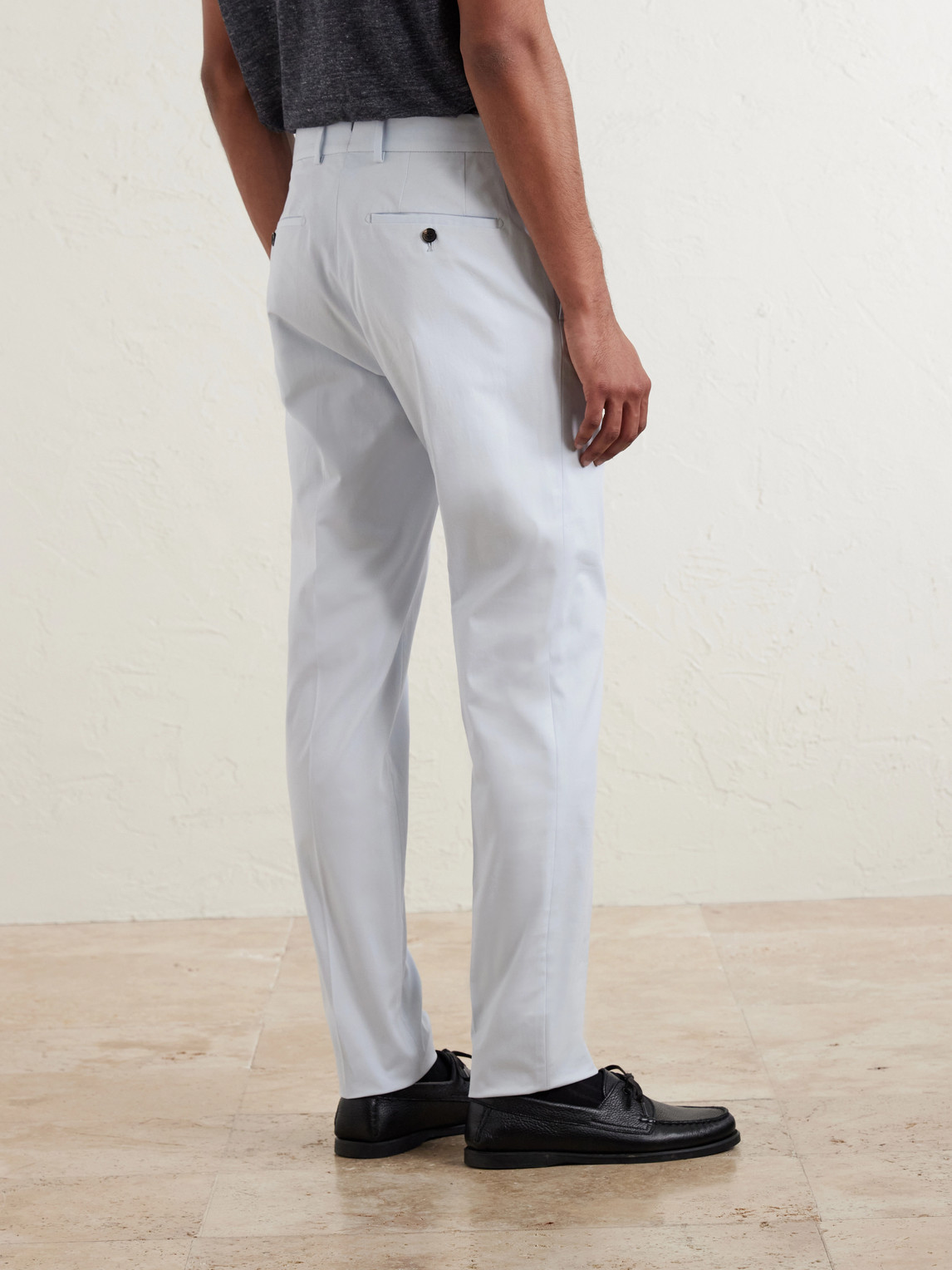  Slowear - Tapered Stretch-cotton Trousers - Men - Blue - It 44 