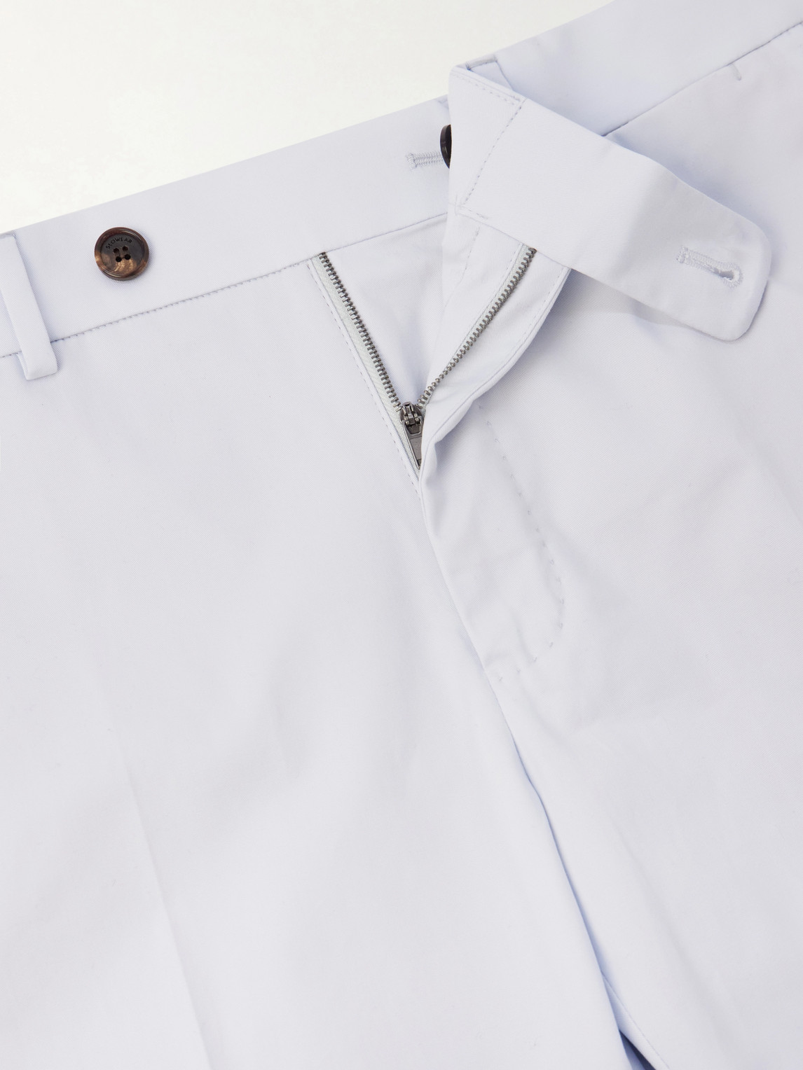 Tapered Stretch-Cotton Trousers