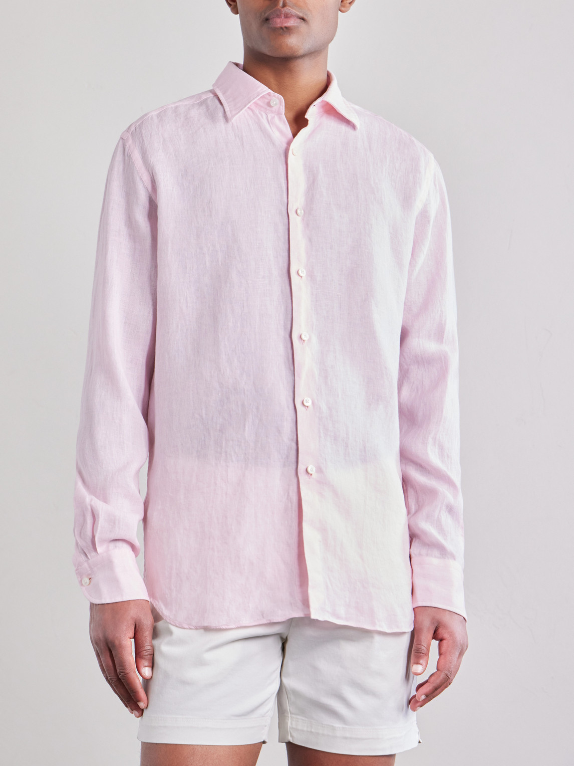  Slowear - Linen Shirt - Men - Pink - Eu 38 