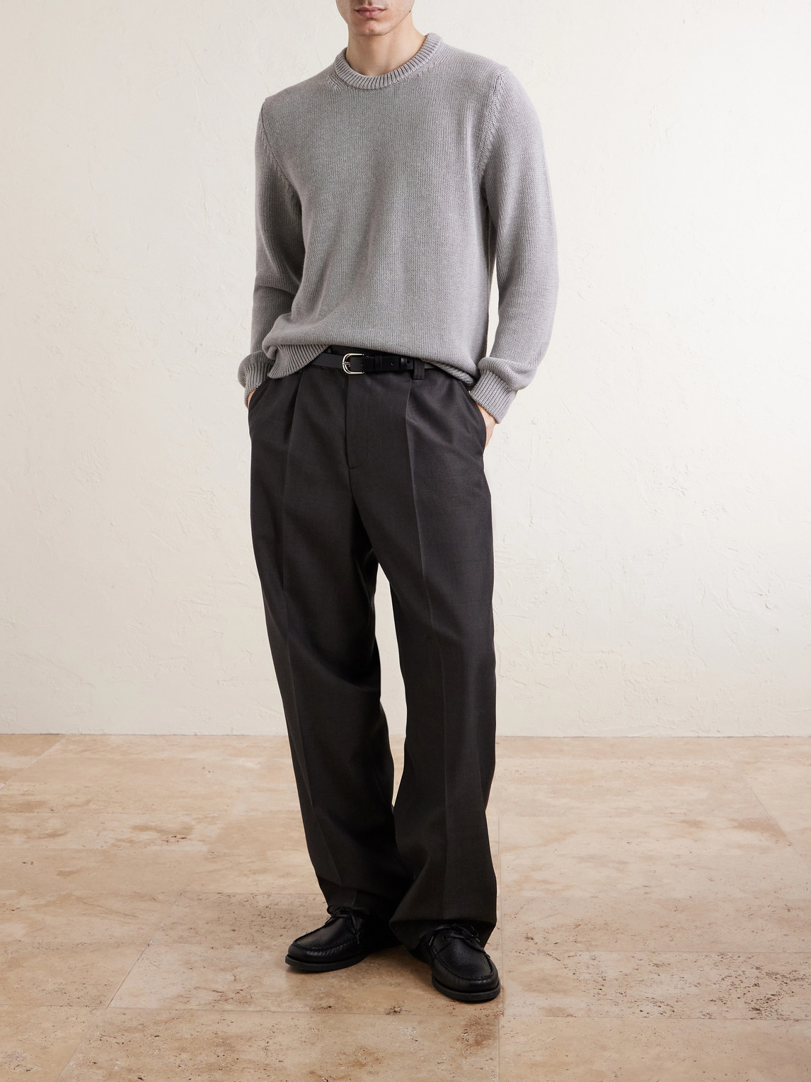 Slim-Fit Cotton Sweater