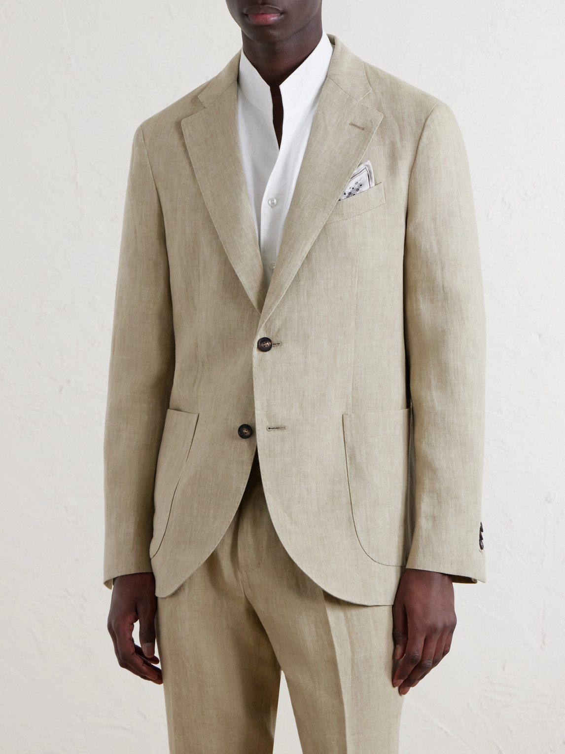  Slowear - Slim-fit Linen Blazer - Men - Neutrals - It 48 