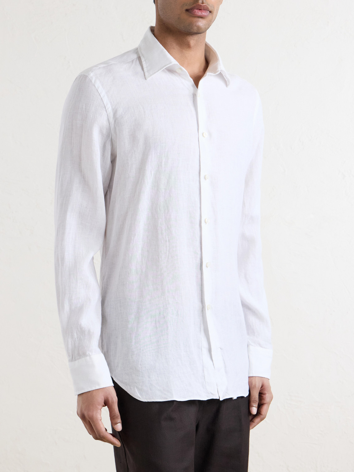  Slowear - Linen Shirt - Men - White - Eu 39 