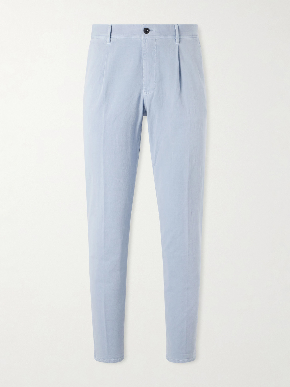 Slowear Tapered Pleated Cotton-Blend Gabardine Trousers UK/US 40