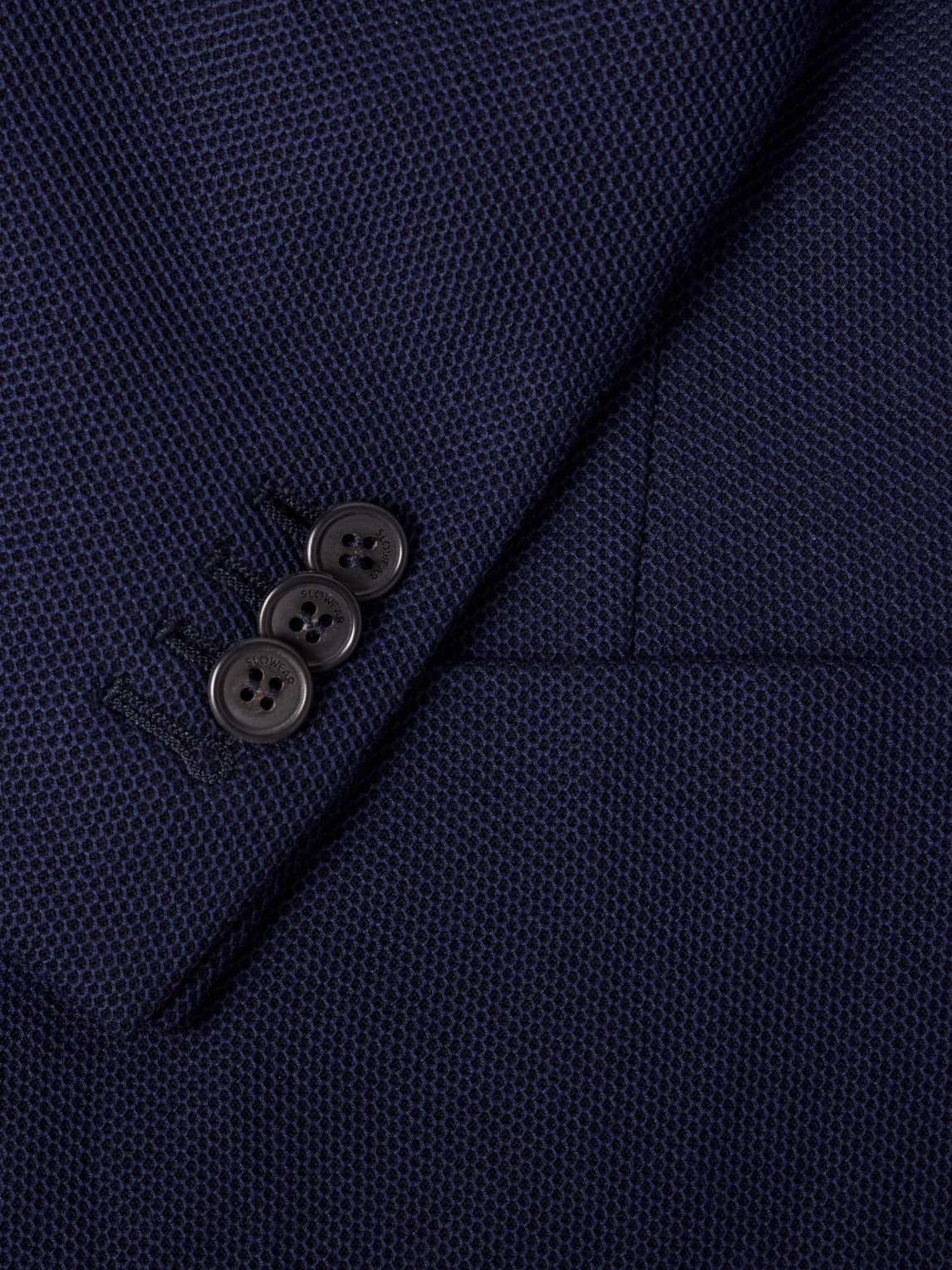 Slowear Cotton-hopsack Blazer In Blue