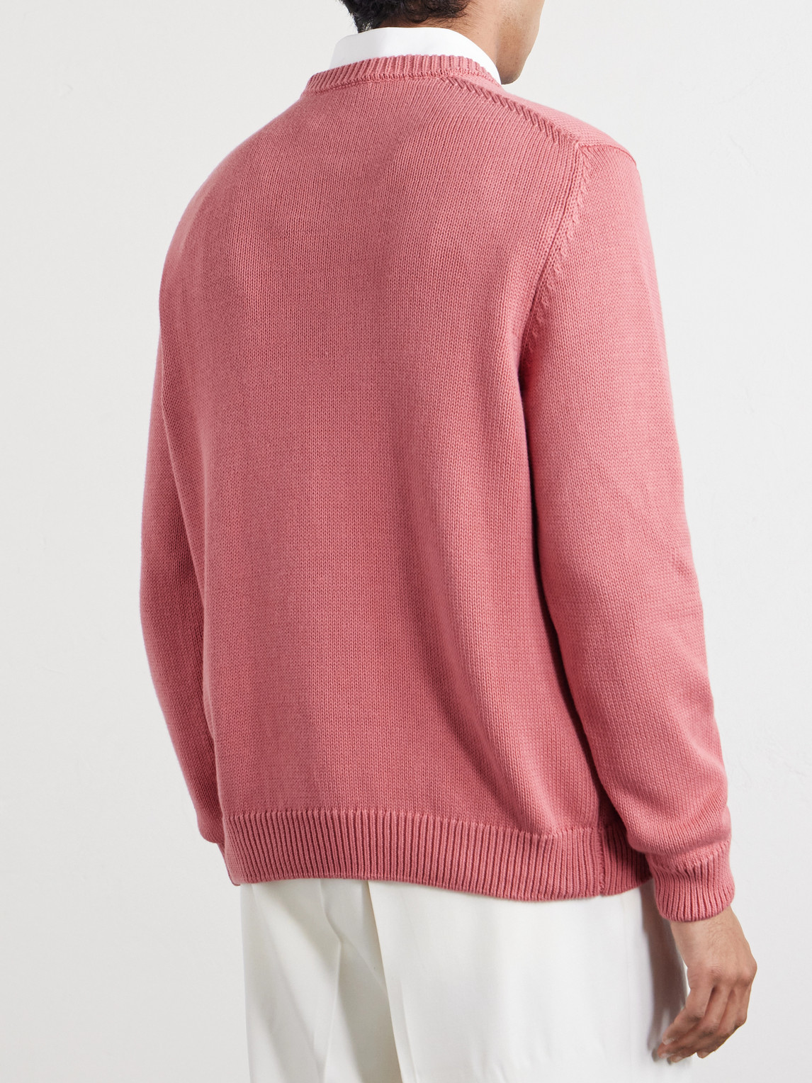  Slowear - Slim-fit Cotton Sweater - Men - Pink - It 44 