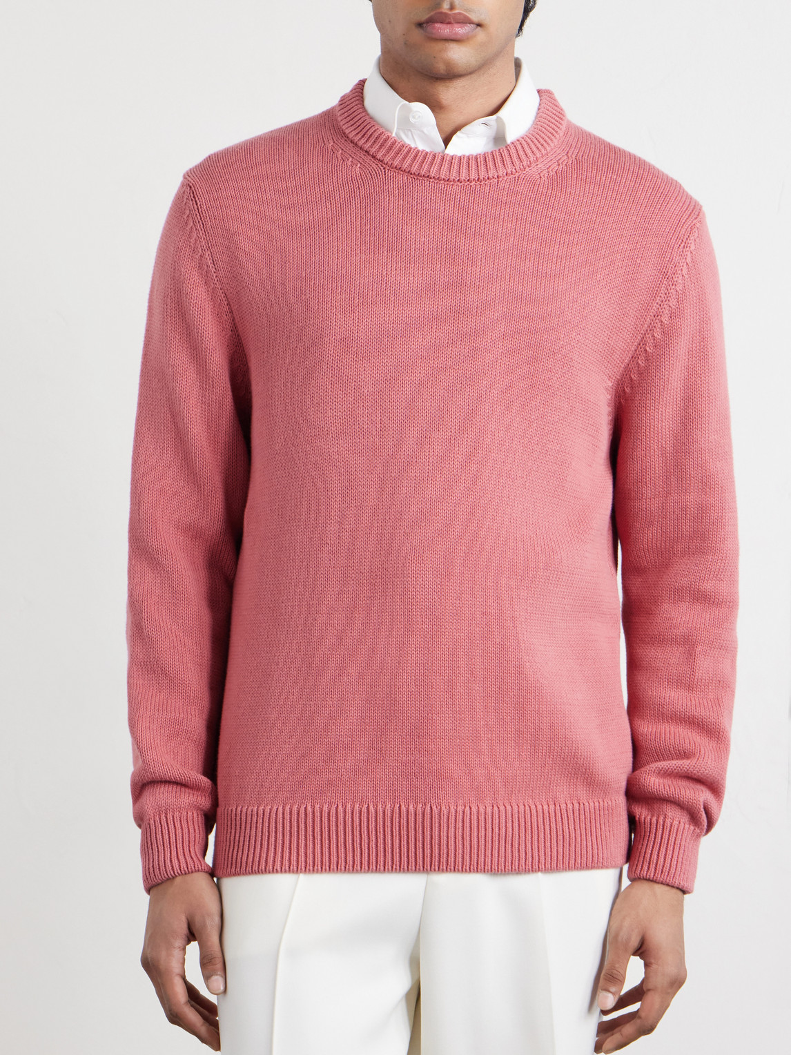  Slowear - Slim-fit Cotton Sweater - Men - Pink - It 44 