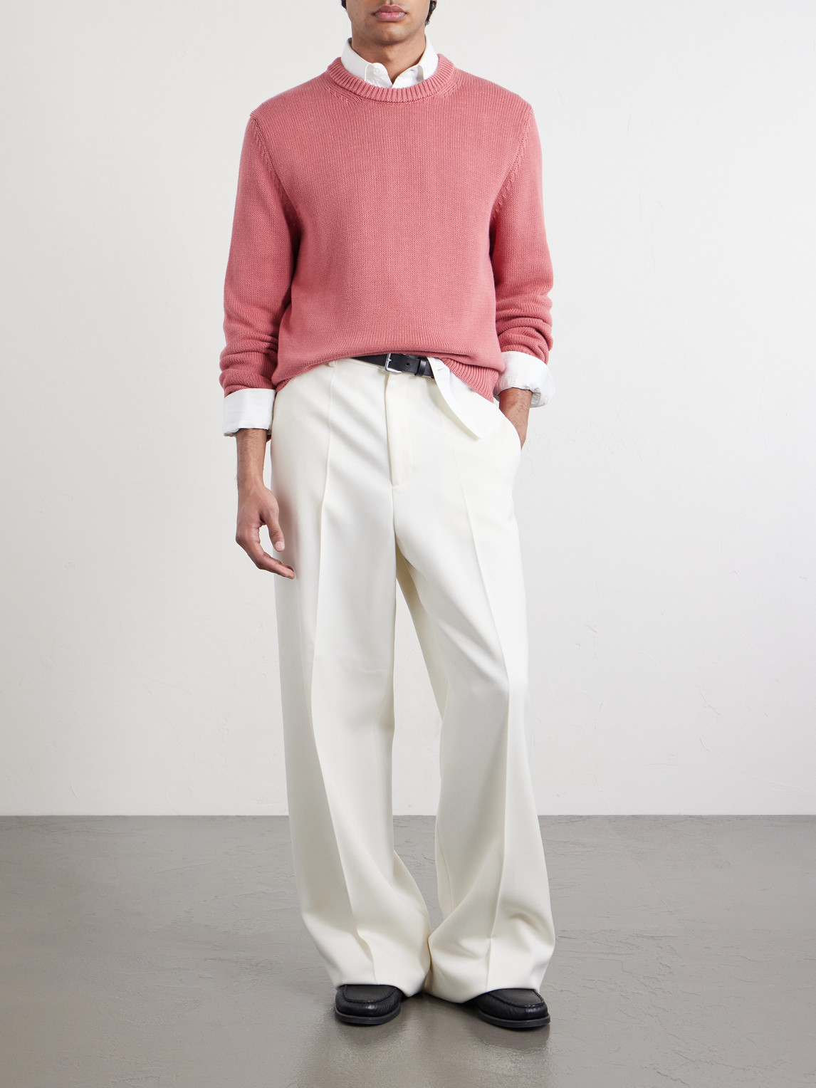 Slim-Fit Cotton Sweater
