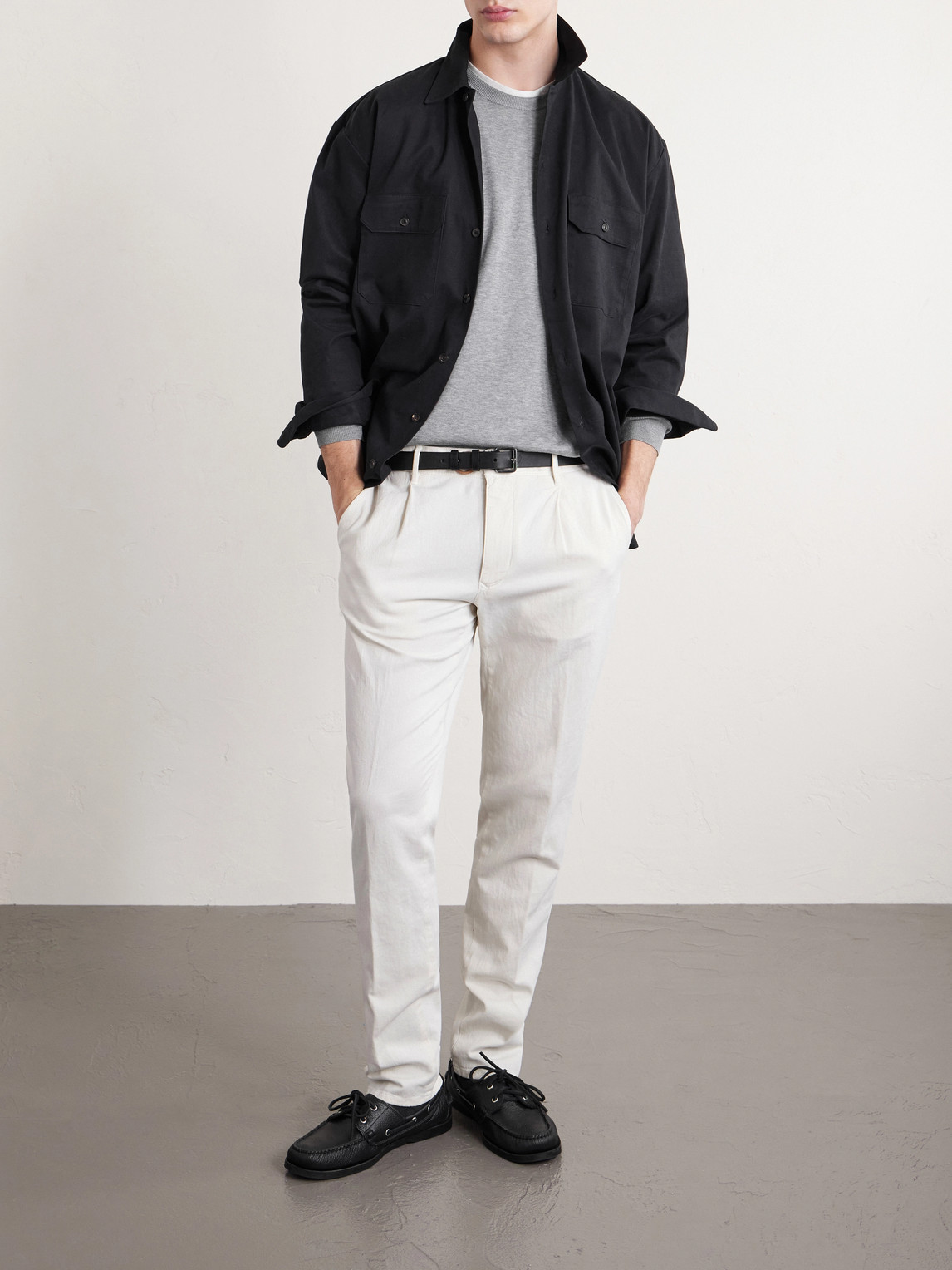 Cotton And Silk-Blend Sweater