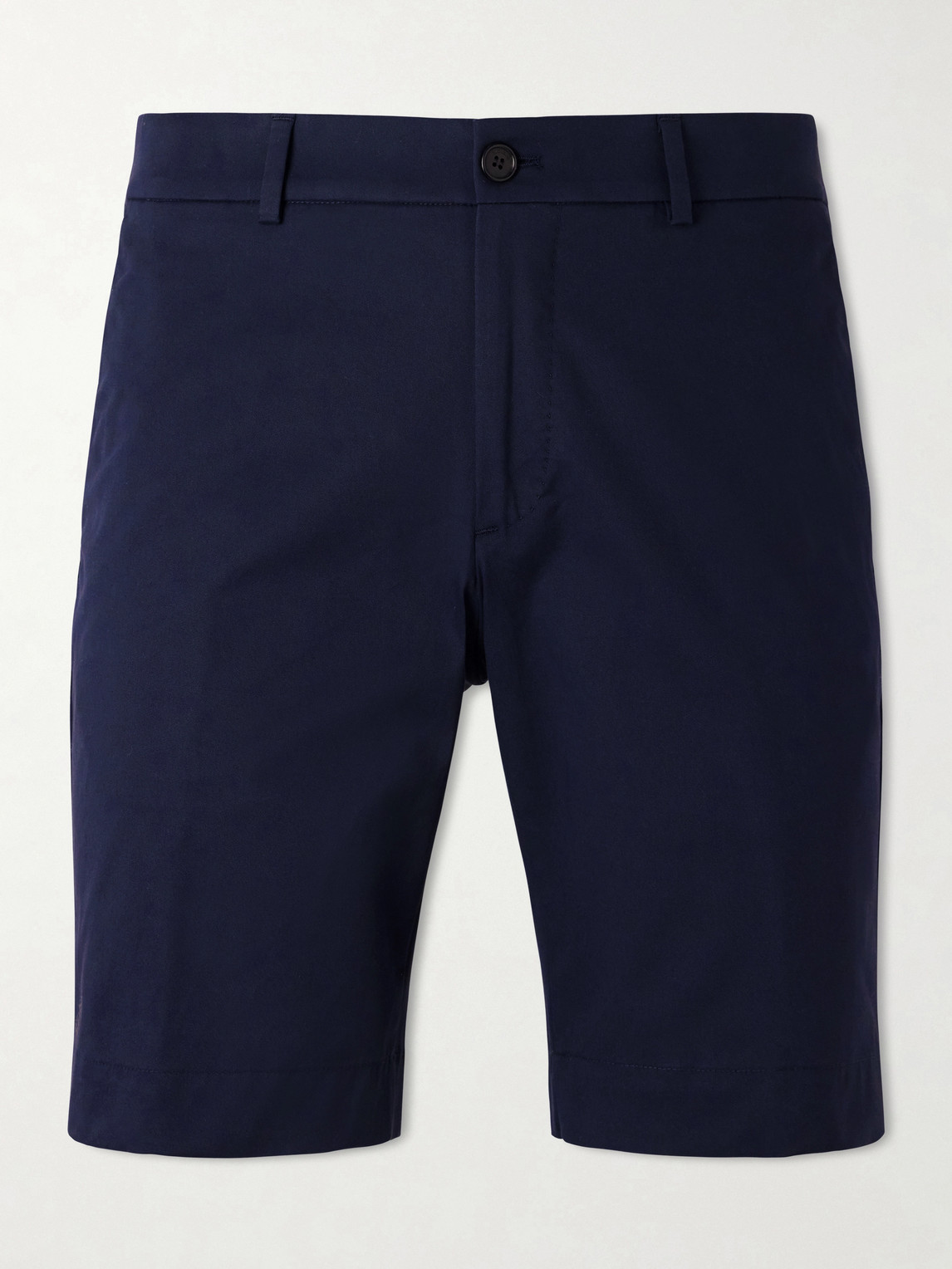 Slowear Slim-fit Cotton-blend Gabardine Chino Shorts In Blue