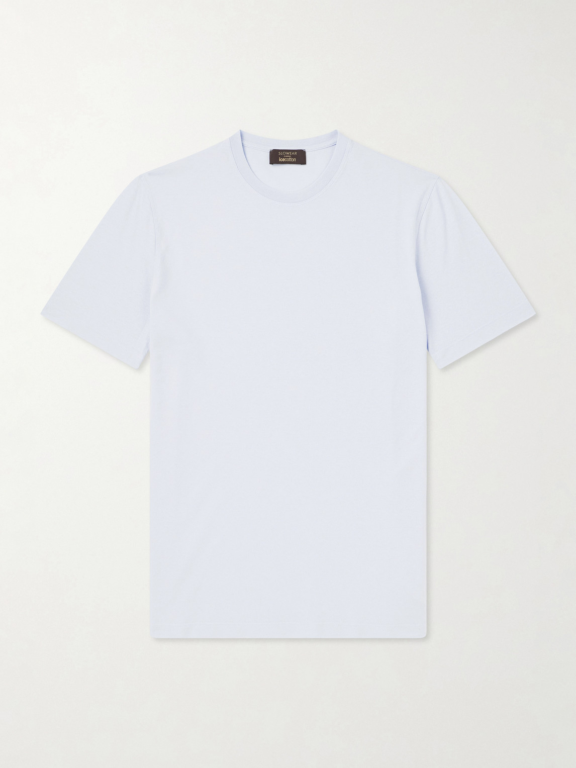 Slowear Slim-fit Cotton-jersey T-shirt In Blue