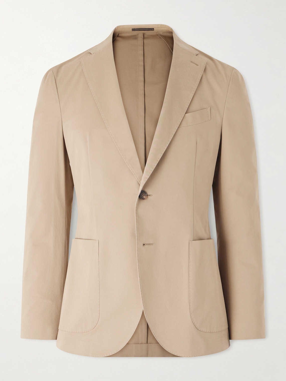 Slowear Cotton-blend Suit Jacket In Gold