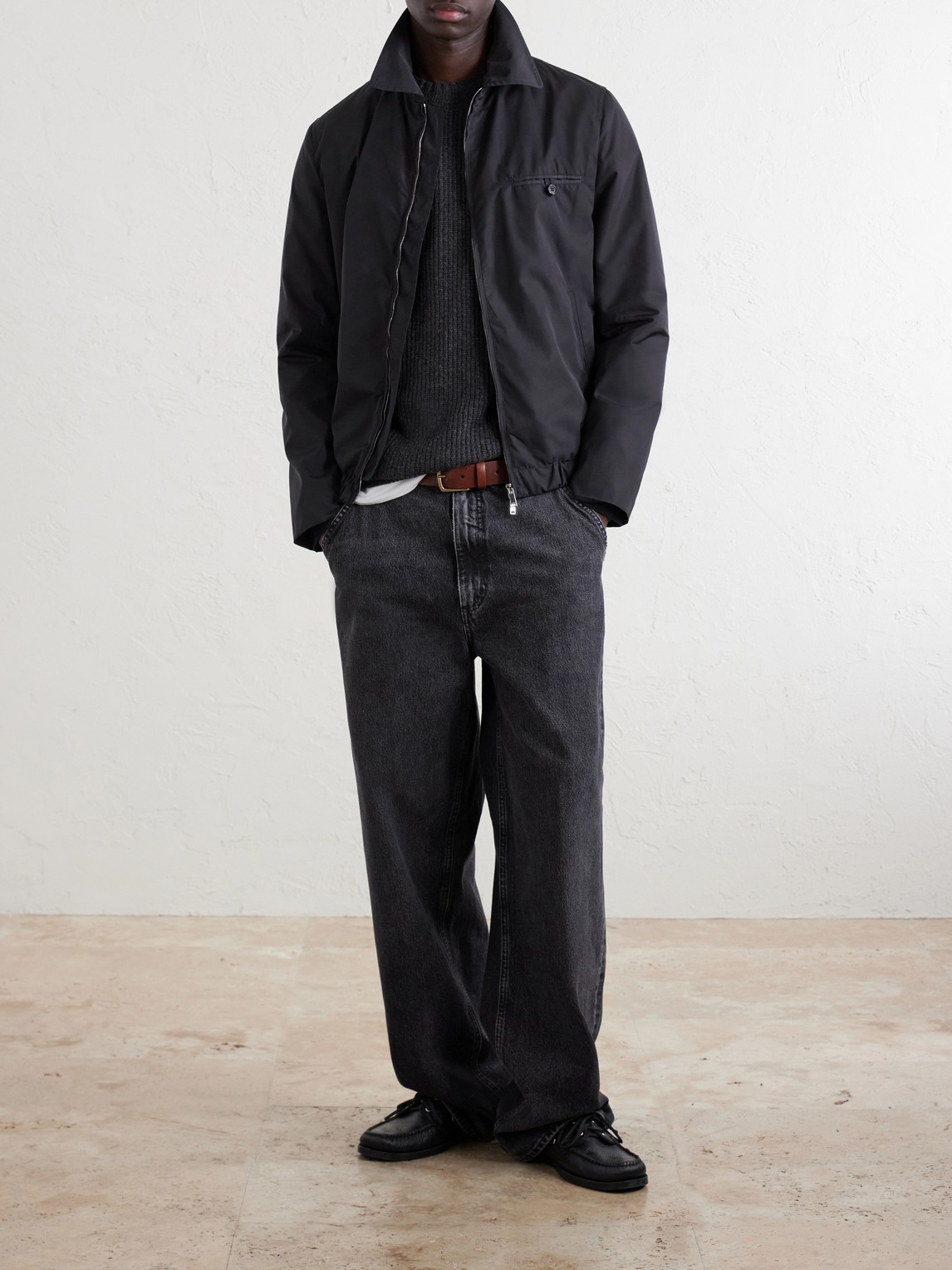 Montedoro Woven Bomber Jacket