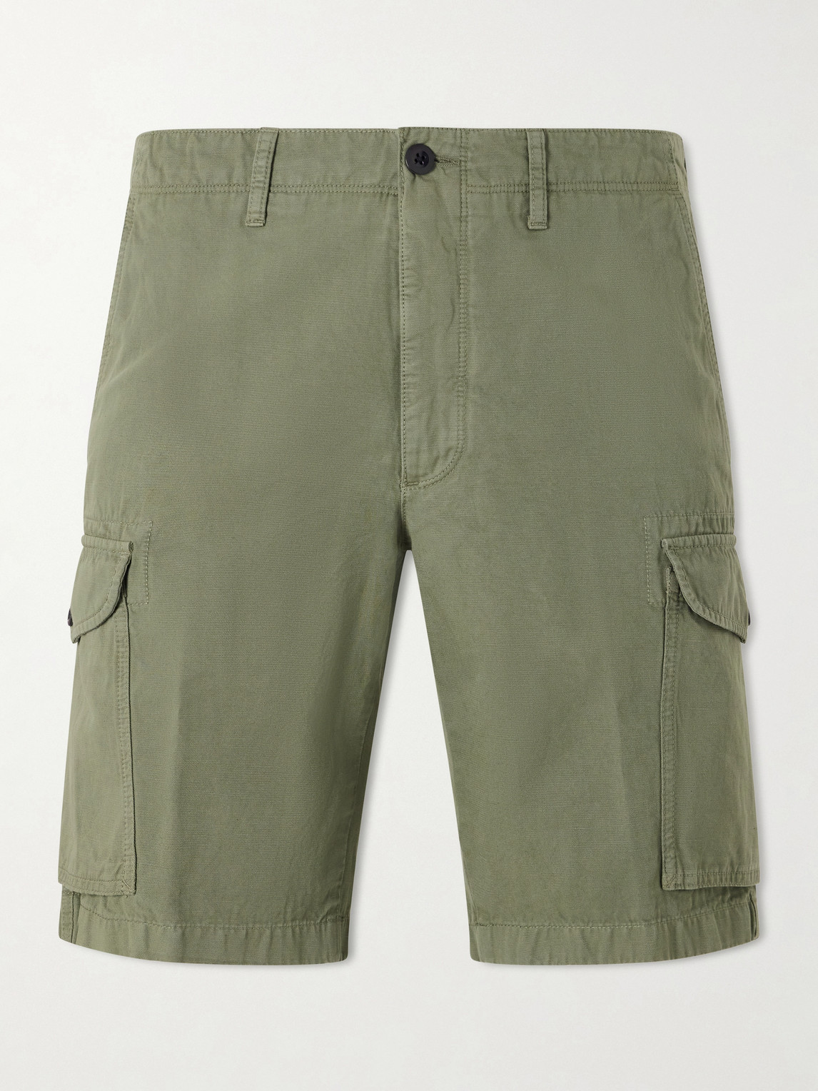 Slowear Straight-Leg Cotton and Linen-Blend Shorts UK/US 38