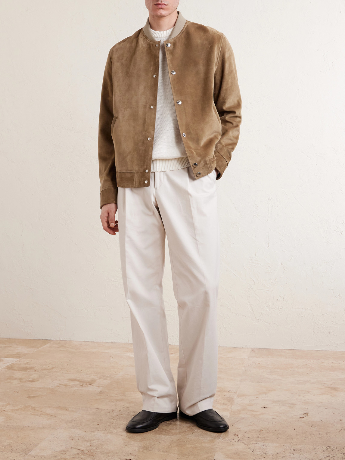 Slim-Fit Cotton Sweater
