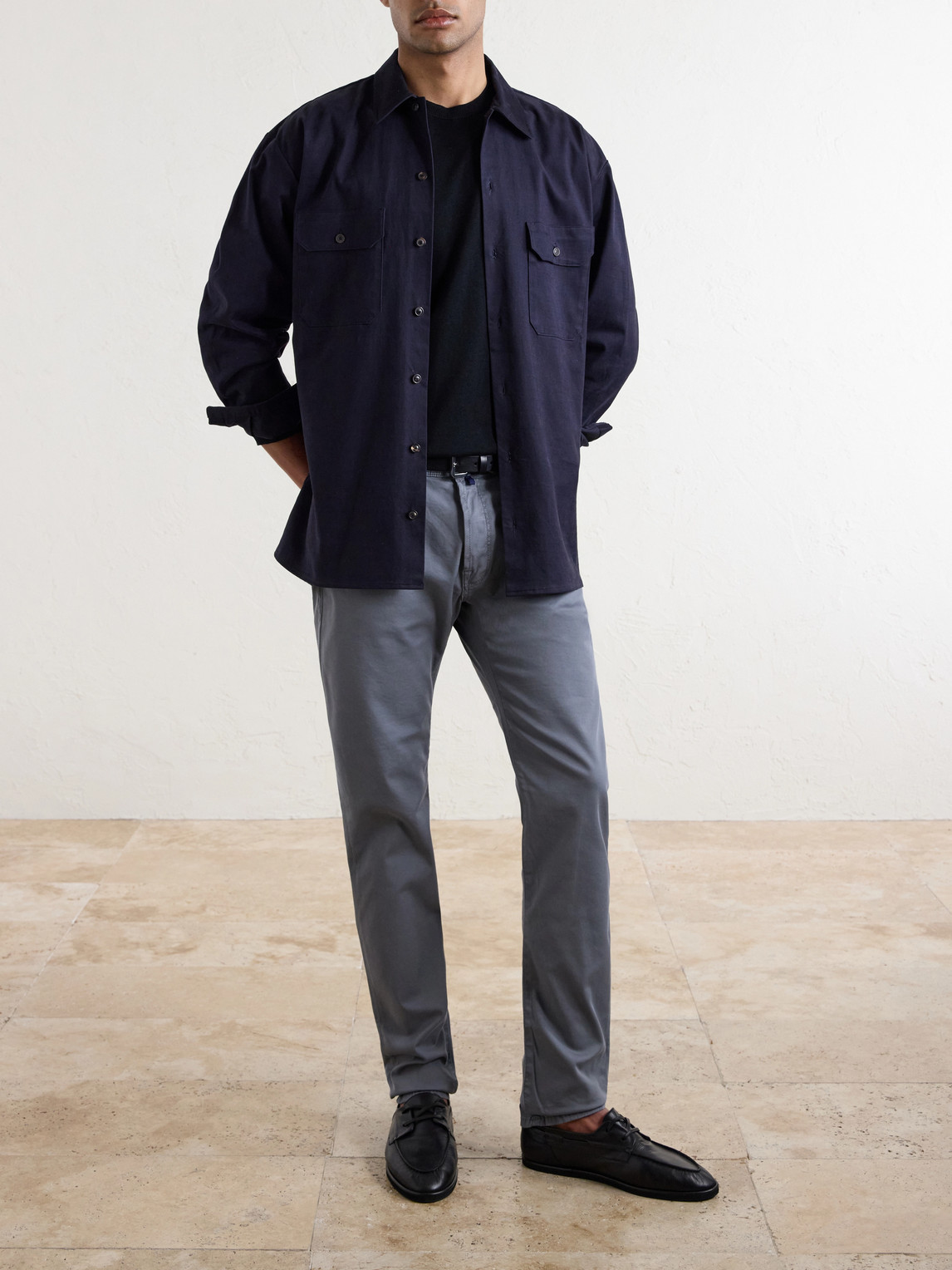 Cotton And Silk-Blend Sweater