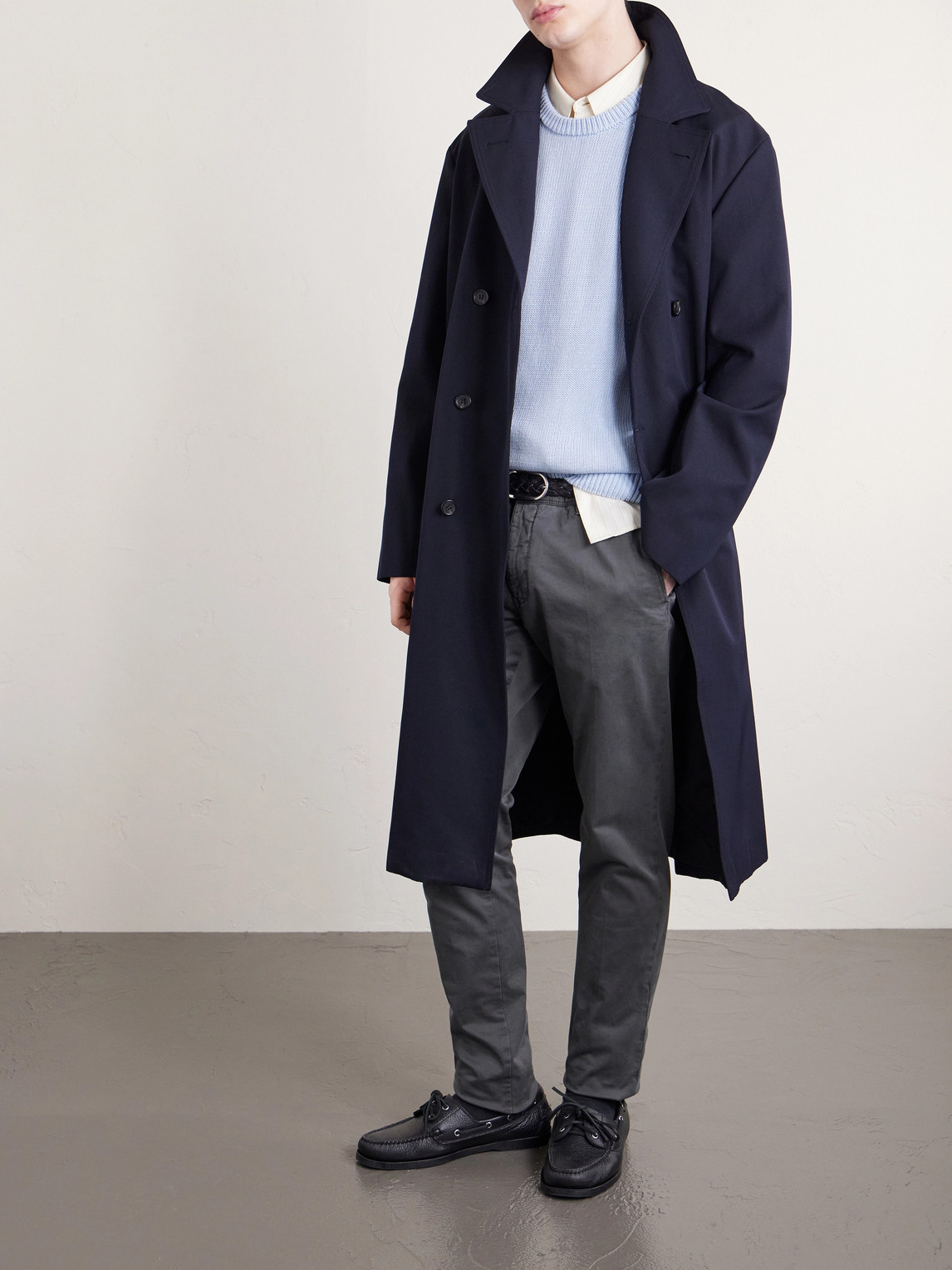 Slim-Fit Cotton Sweater
