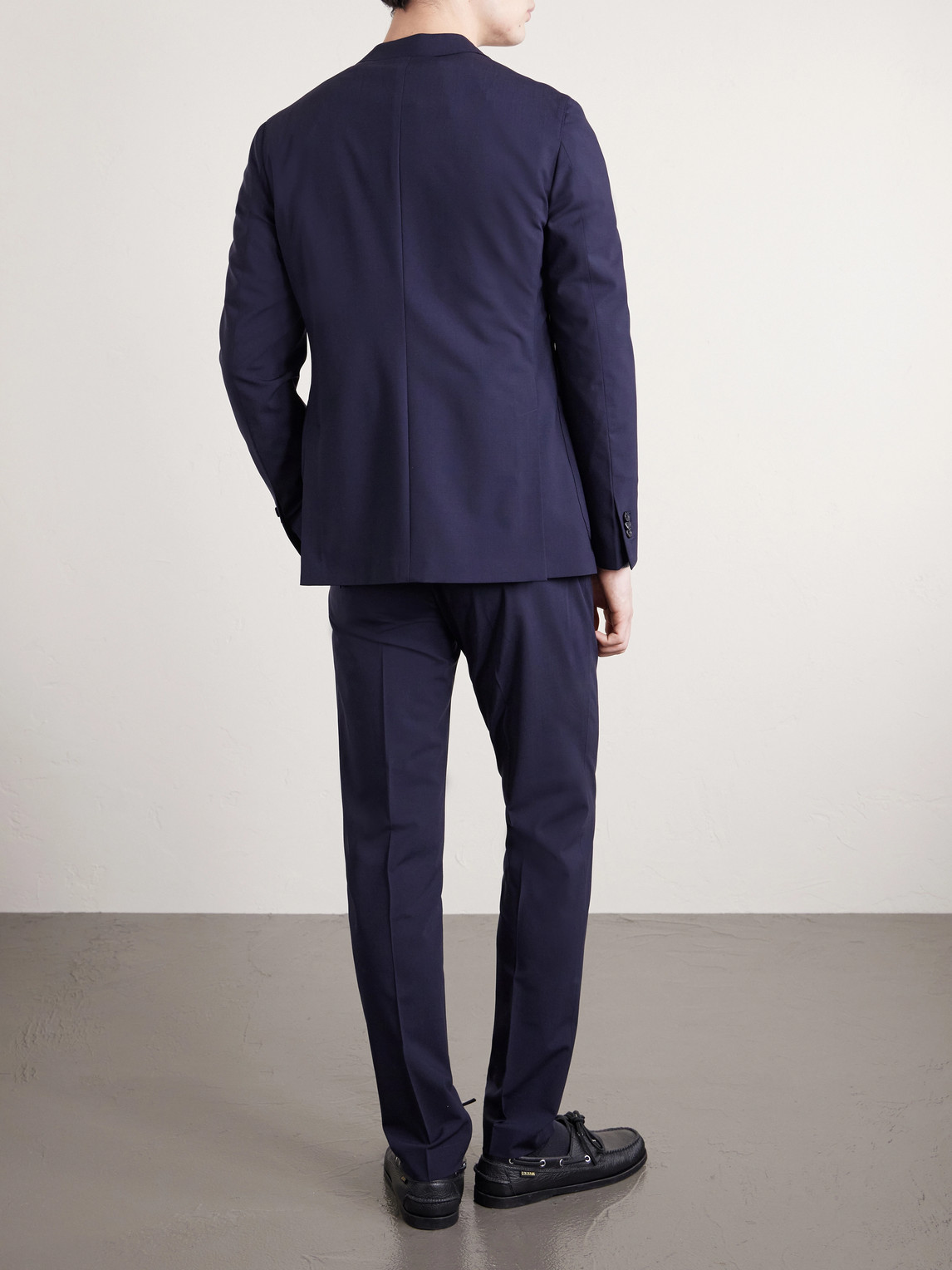 Slowear Wool-blend Suit Jacket In Blue
