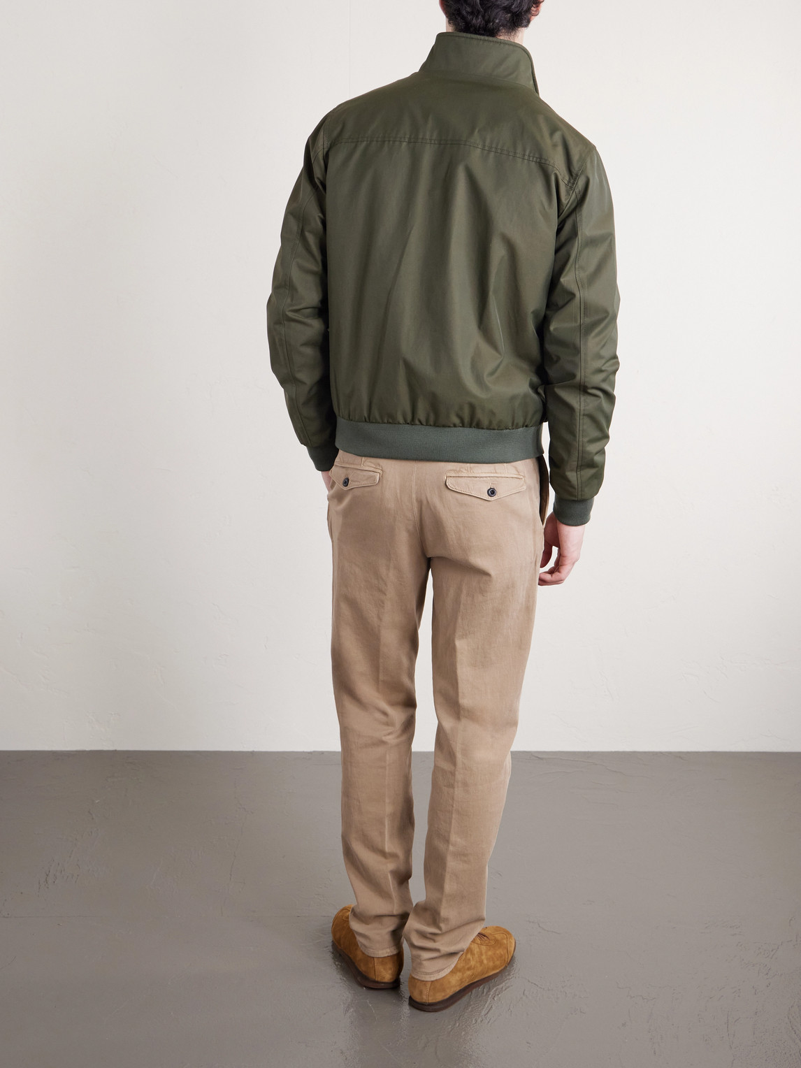  Slowear - Cotton-blend Bomber Jacket - Men - Green - It 46 
