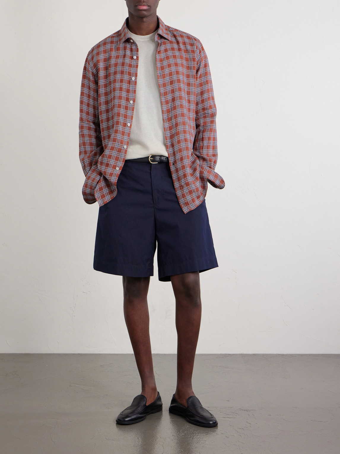Cotton And Silk-Blend T-Shirt