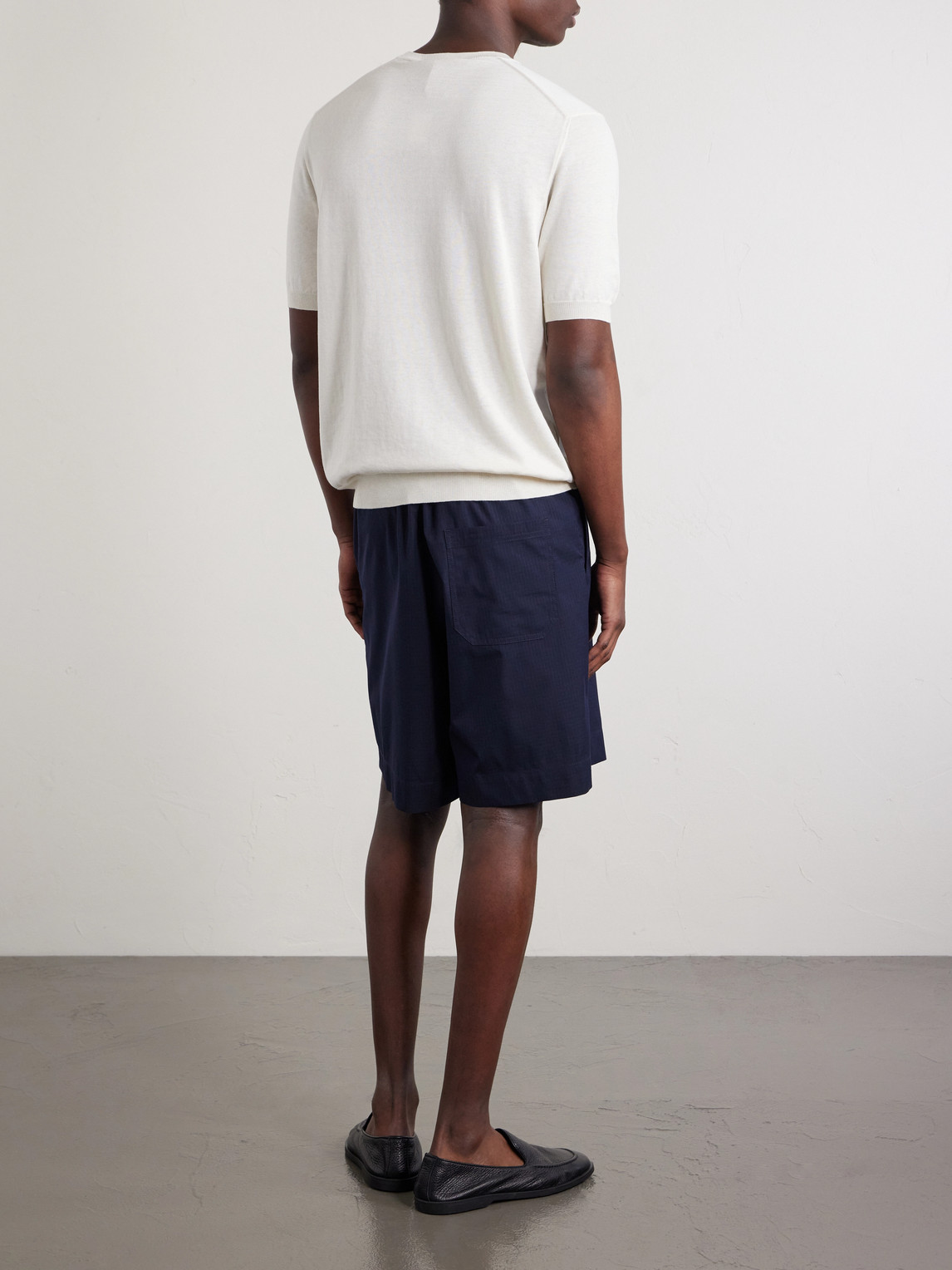  Slowear - Cotton-ripstop Shorts - Men - Blue - It 46 