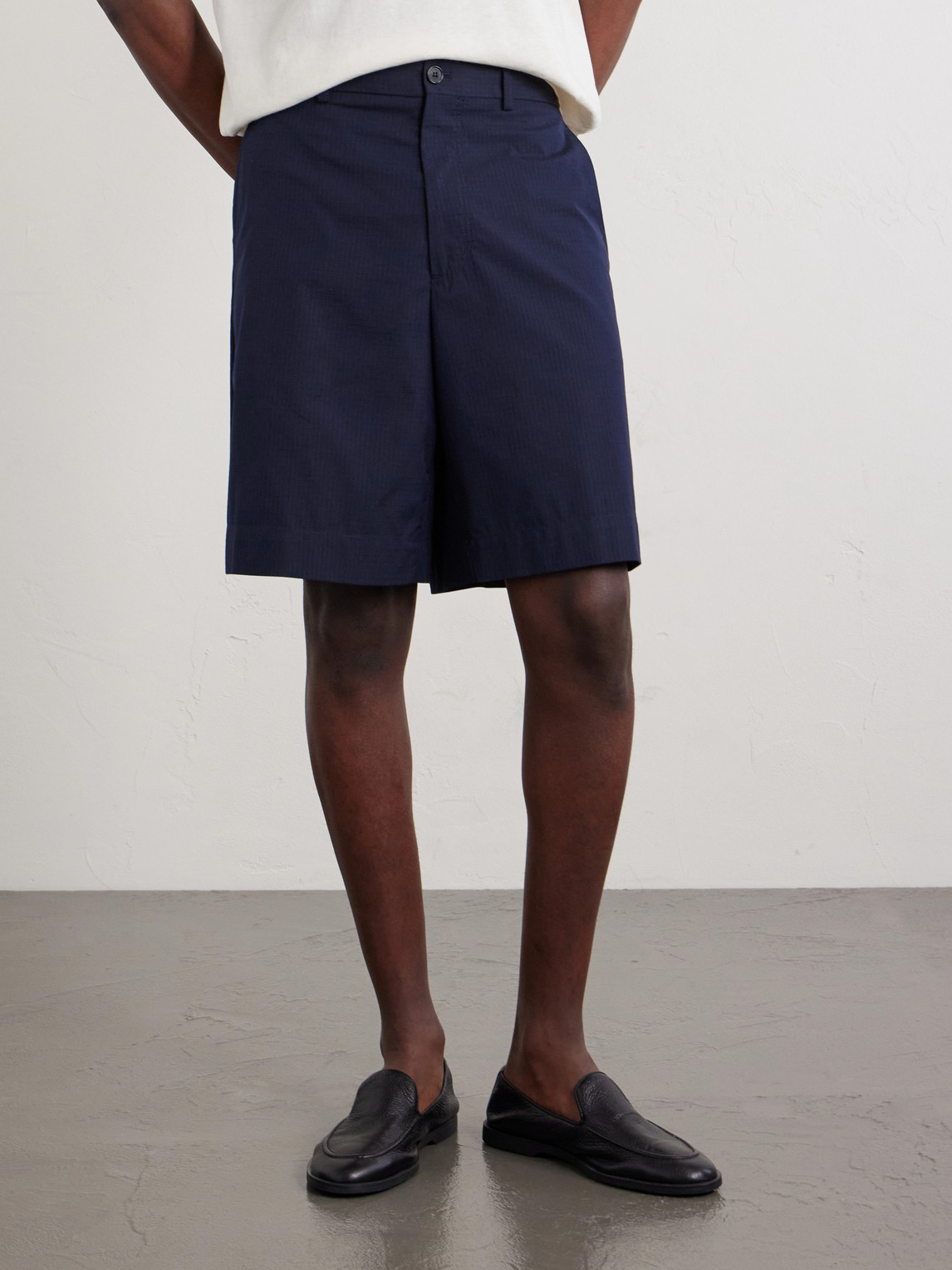  Slowear - Cotton-ripstop Shorts - Men - Blue - It 46 